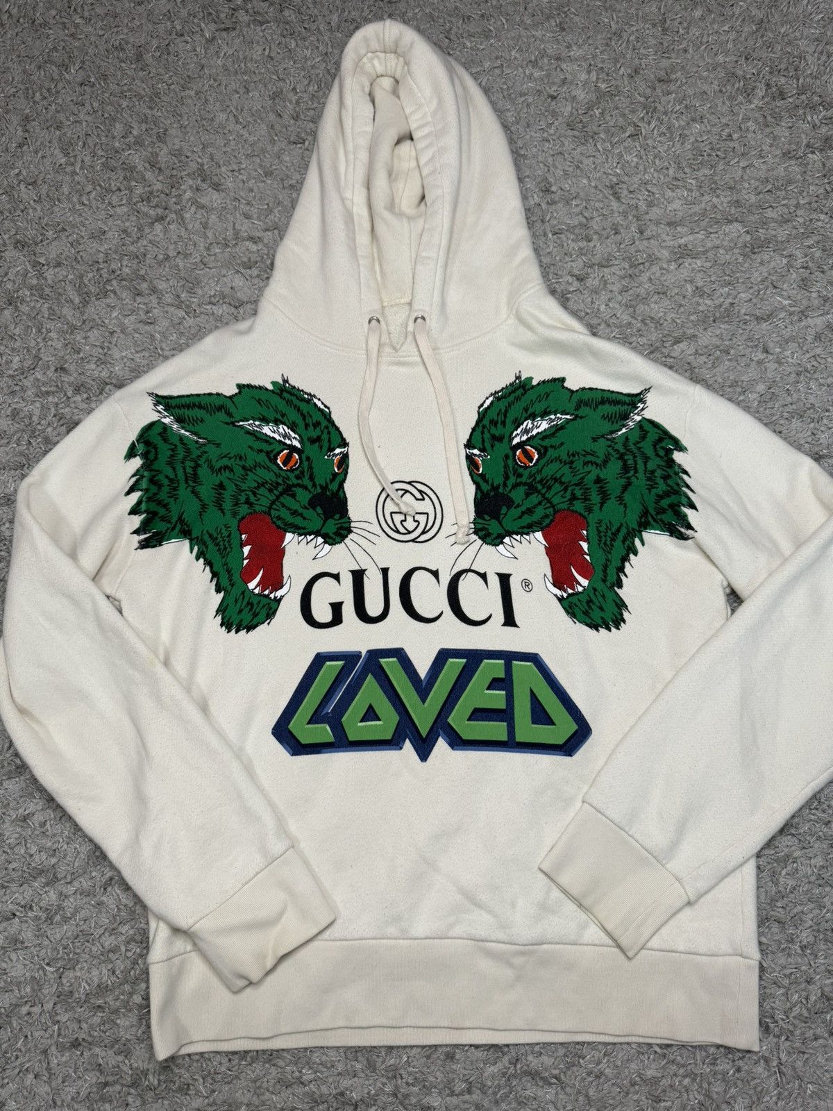 Gucci green tiger hoodie sale