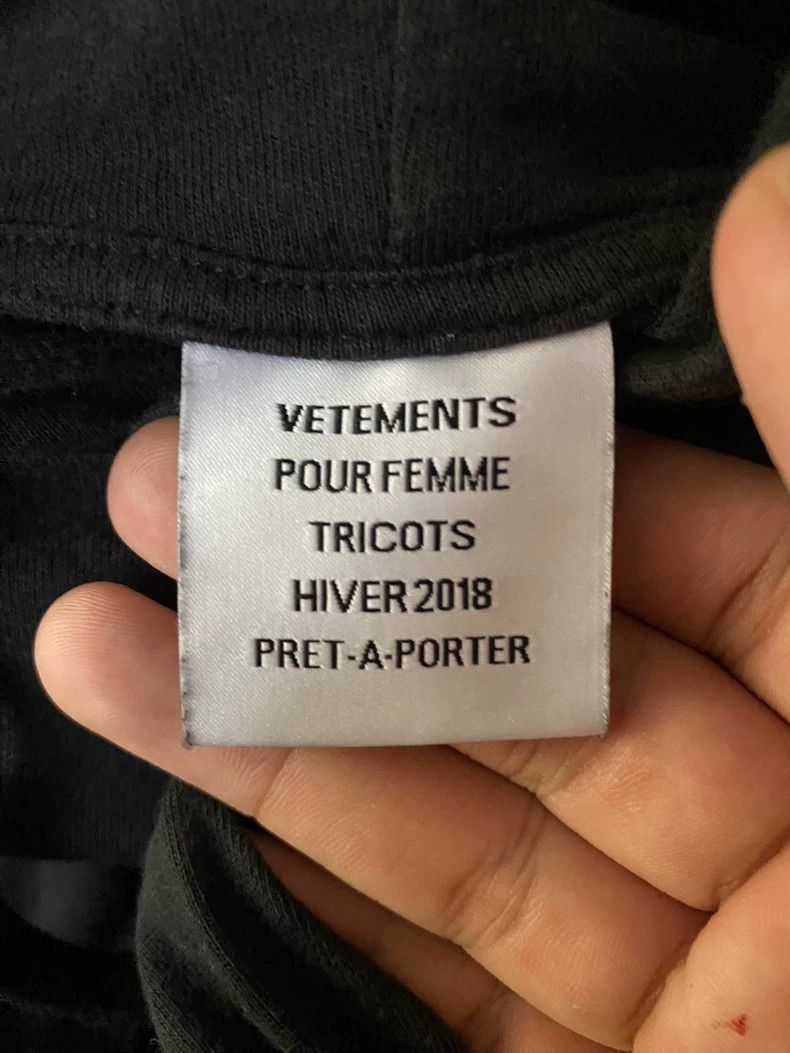 Vetements vetements 18ss Blood Drops Sanskrit Thin hoodie 2504-Nextar Size US S / EU 44-46 / 1 - 6 Thumbnail