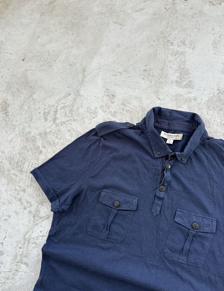 Burberry Vintage Polo T-shirt Burberry London Slim Fit Graphic Logo L Size US L / EU 52-54 / 3 - 2 Thumbnail