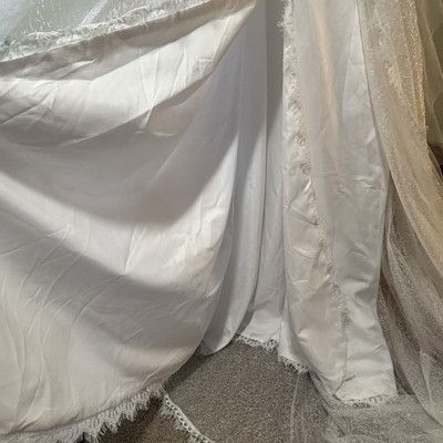 Other A-Line/Princess Tulle Applique V-neck Sleeveless Sweep/Brush Size ONE SIZE - 3 Thumbnail