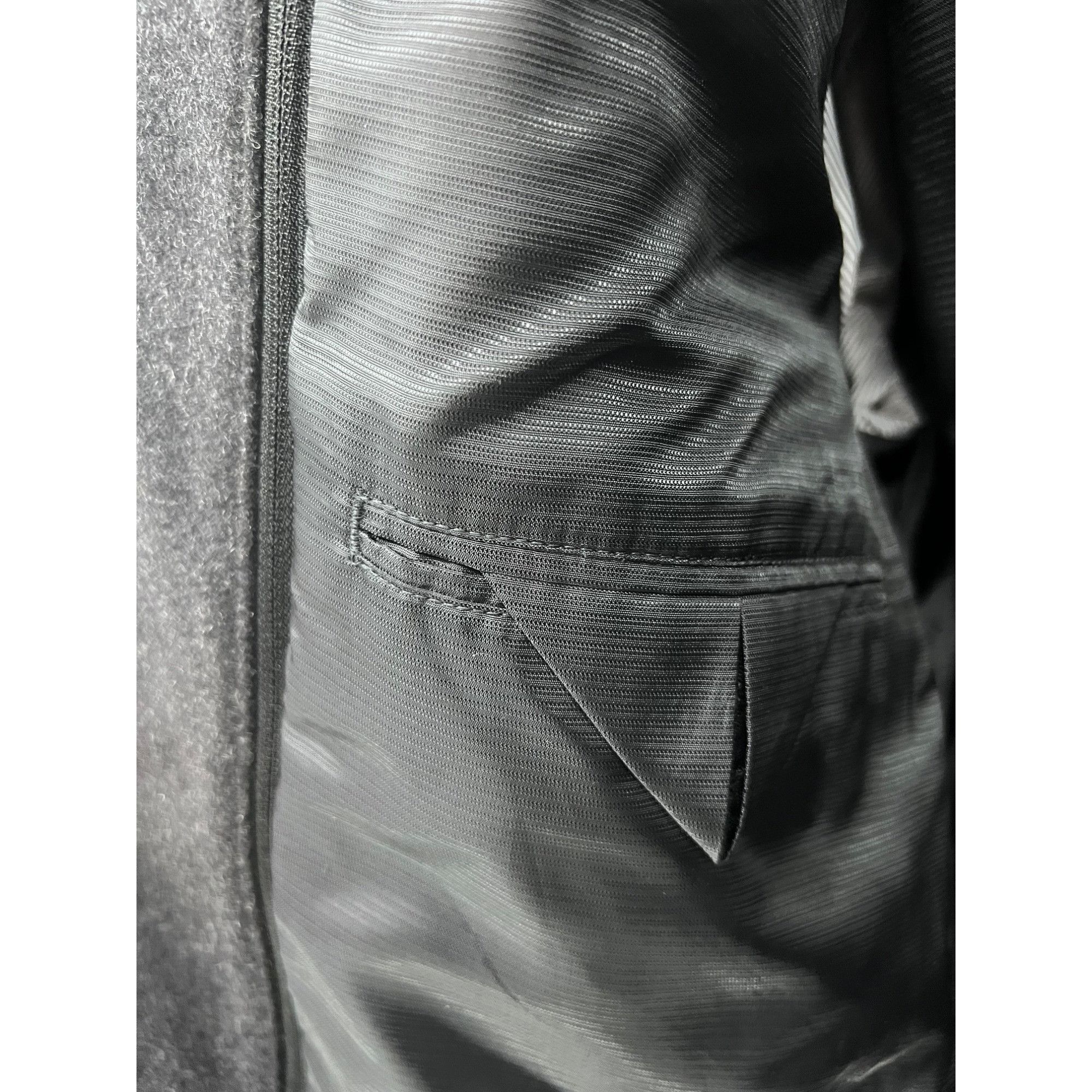Vintage Mens Cashmere Charcoal Gray Black Wool Zip Button Up Lined L Size US L / EU 52-54 / 3 - 8 Thumbnail
