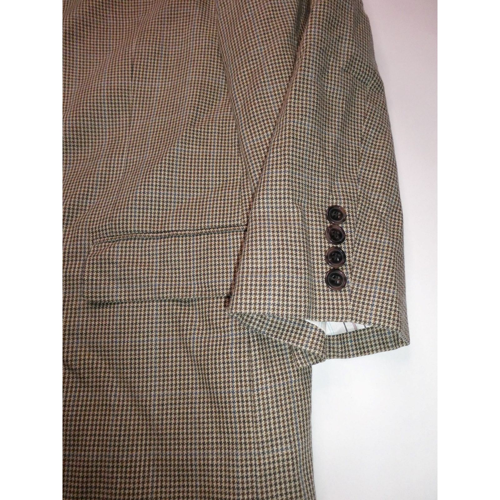 Lauren Ralph Lauren Lauren Ralph Lauren silk blazer sport coat, 46R, tan / gold Size 46R - 2 Thumbnail