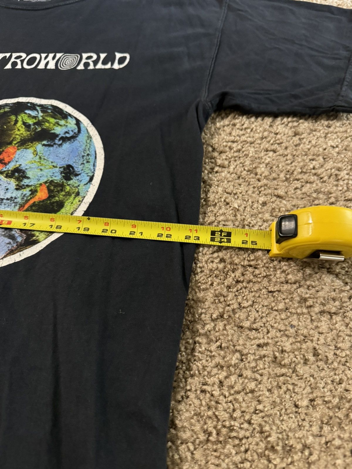 Rap Tees ASTROWORLD HAPPY FACE TEE Size US XL / EU 56 / 4 - 5 Thumbnail