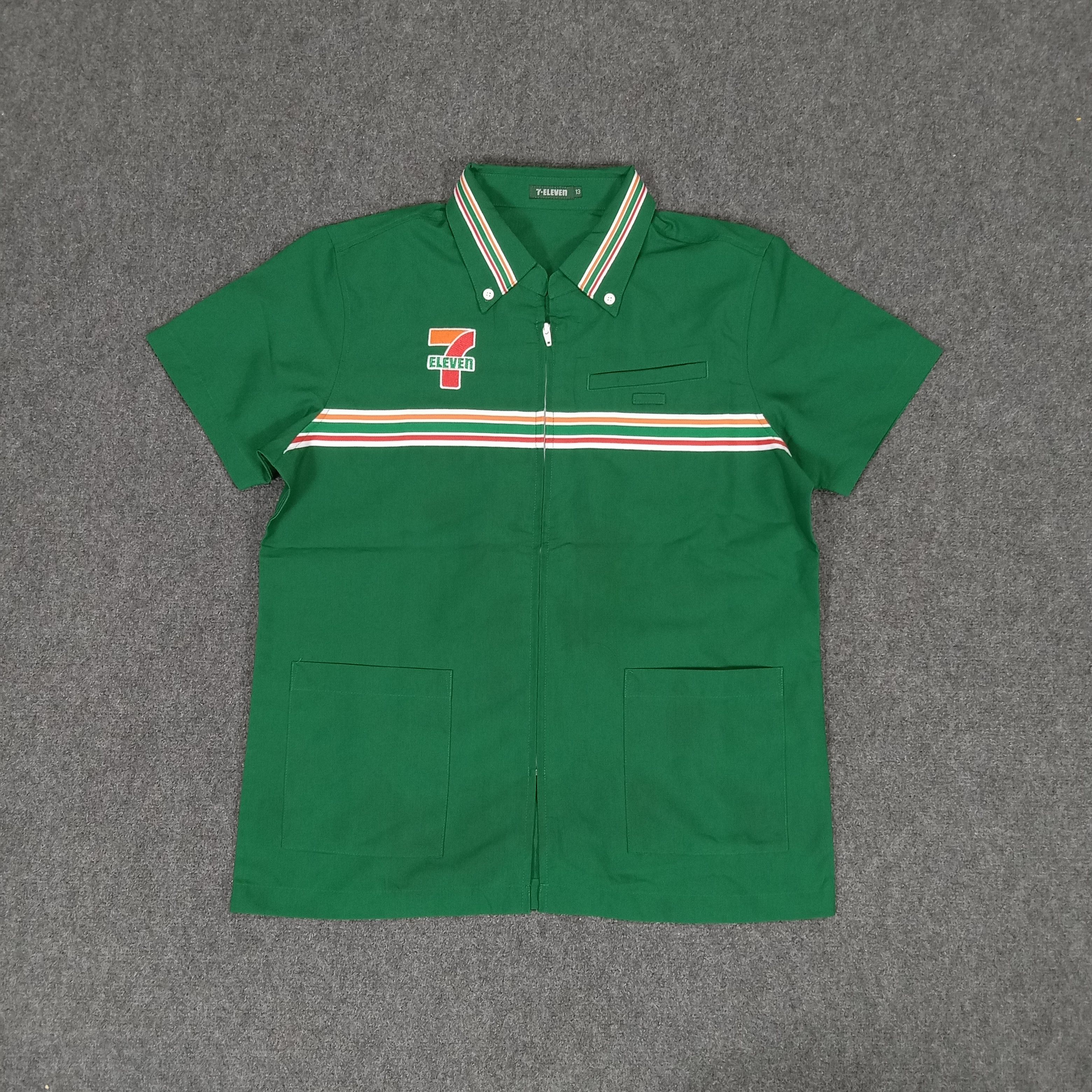 Japanese Brand × Vintage 7 Eleven Japanese Brand Uniform Jacket Size US M / EU 48-50 / 2 - 3 Thumbnail