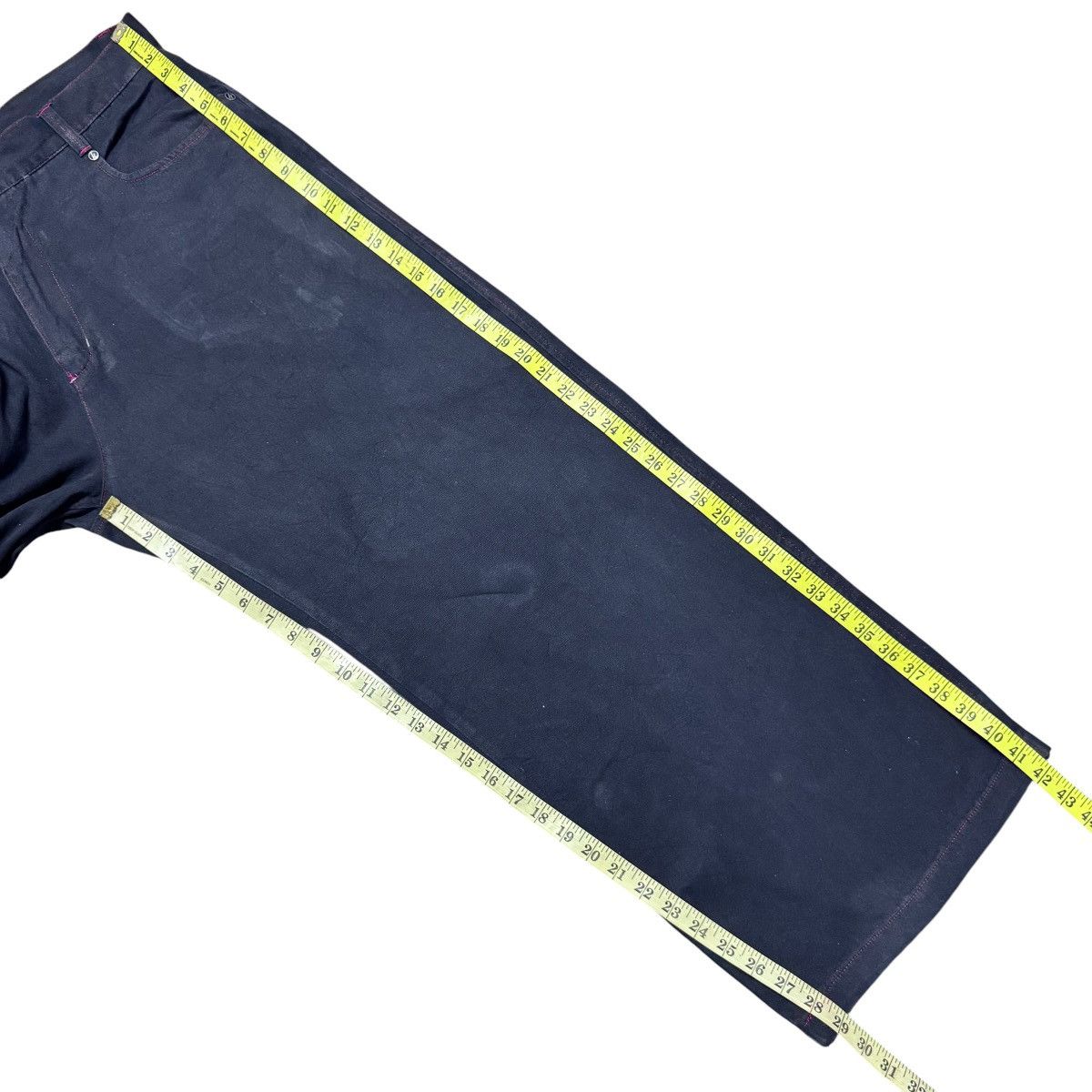JNCO Vintage Kikwear Denim Wide Leg Baggy Jeans Size US 36 / EU 52 - 10 Thumbnail