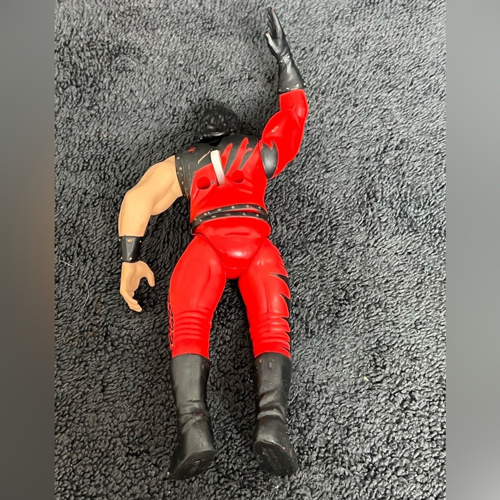 WWE WWF Jakks Pacific Kane Figure With Arm Chopping Action 1998 Size ONE SIZE - 2 Thumbnail
