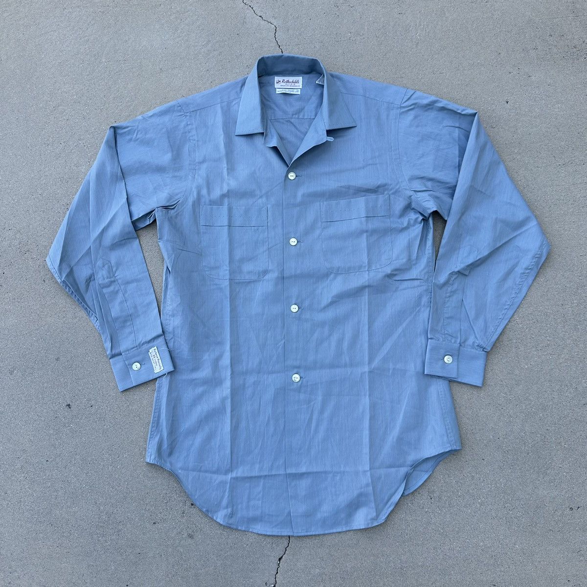 Vintage 60s Two-Pocket Loop Collar Shirt | Grailed