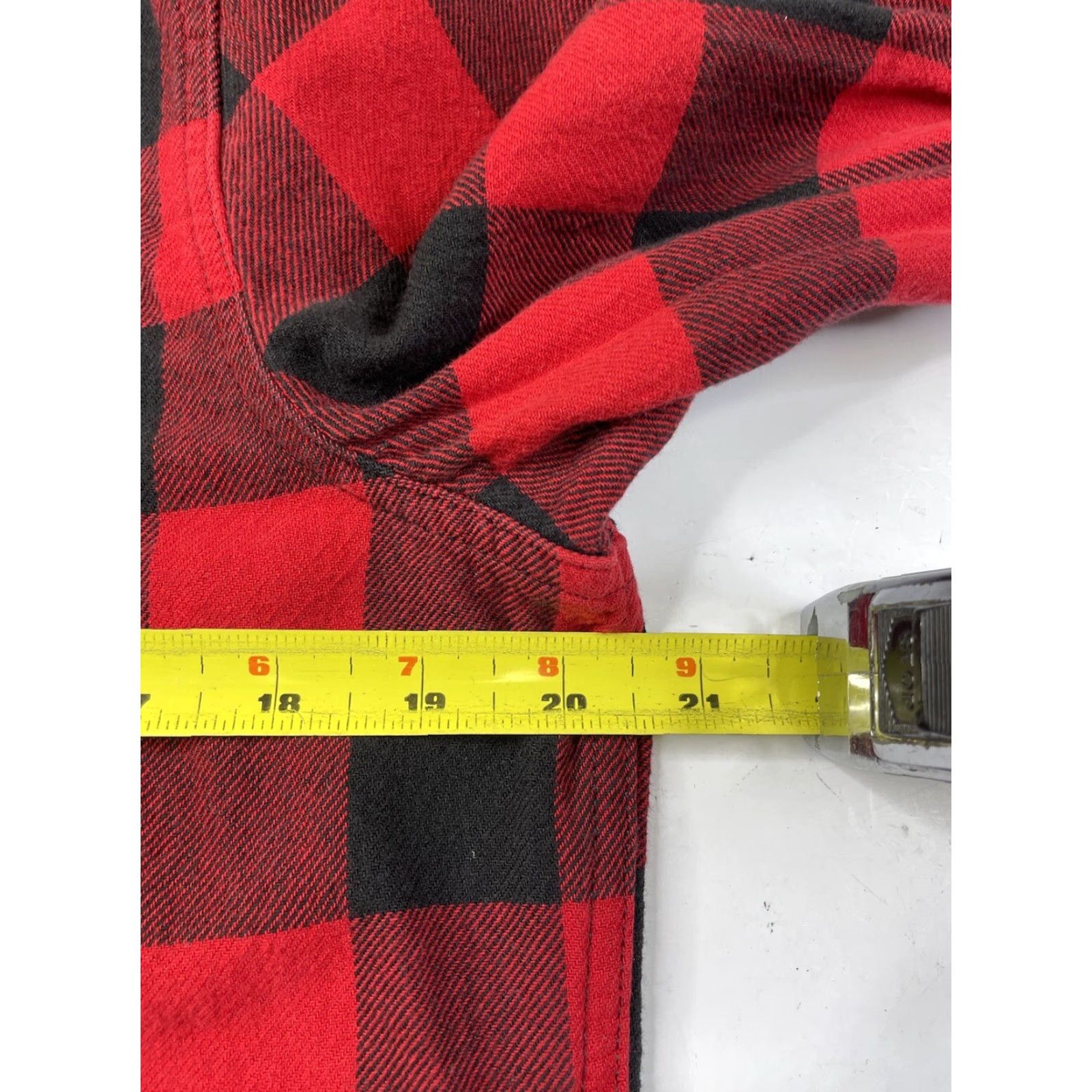 Ralph Lauren Denim & Supply Ralph Lauren Flannel Shirt Plaid Red Black Cotton Mens Medium Size US M / EU 48-50 / 2 - 5 Thumbnail