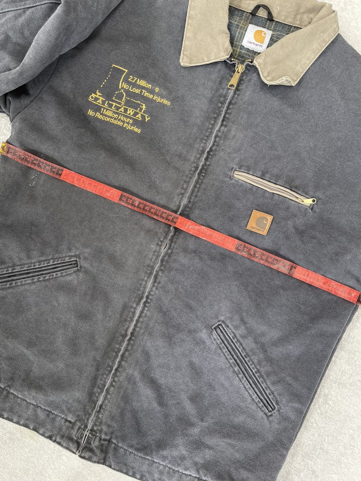 Carhartt Vintage Carhartt Detroid Jacket Gray Size US XL / EU 56 / 4 - 3 Thumbnail