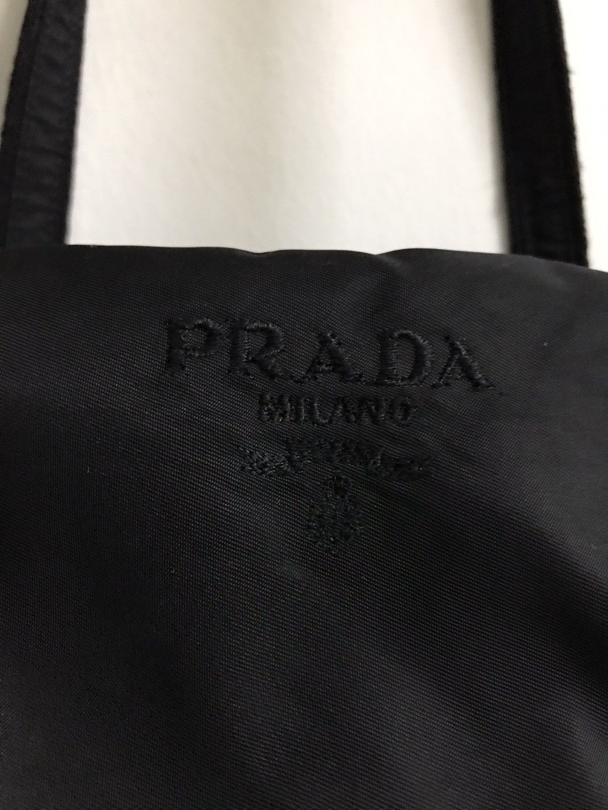 Prada Prada Tessuto Nero Nylon Tote Bag Size ONE SIZE - 2 Thumbnail