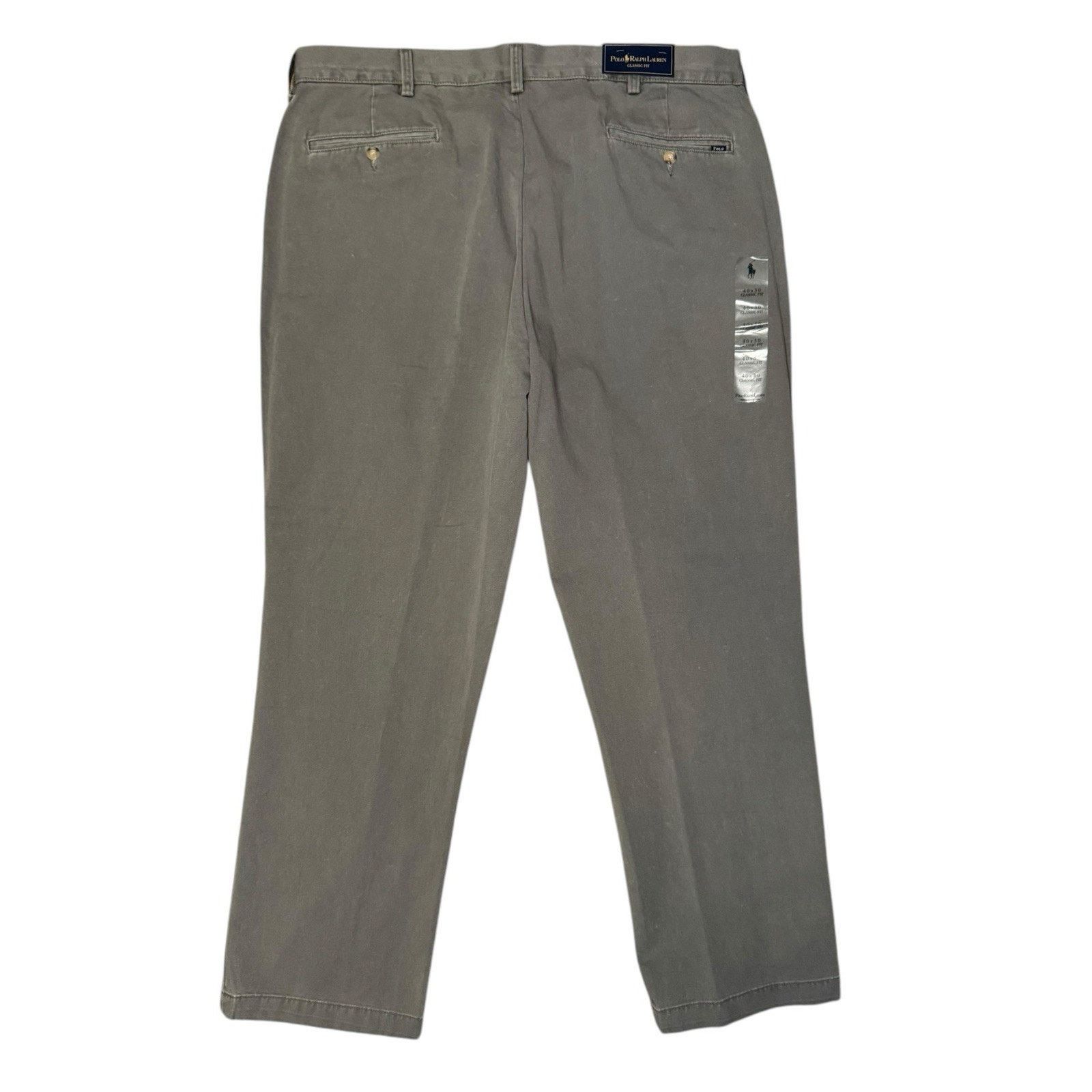 Polo Ralph Lauren Polo Ralph Lauren NEW Classic Fit Cotton Pants Twill Chinos Size US 40 / EU 56 - 4 Thumbnail
