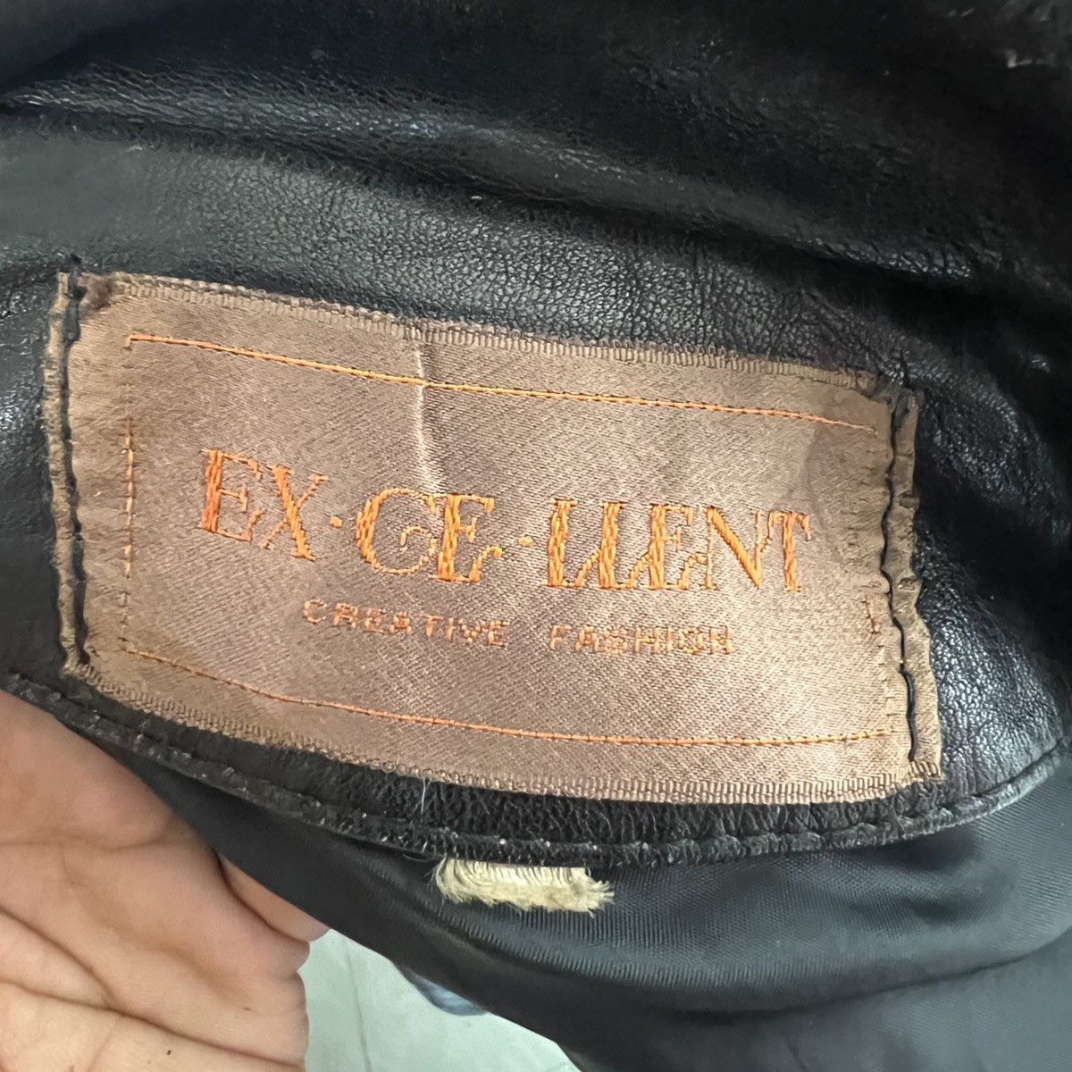 Genuine Leather Vintage excellent Double Colar Moto Leather jacket Size US M / EU 48-50 / 2 - 15 Thumbnail