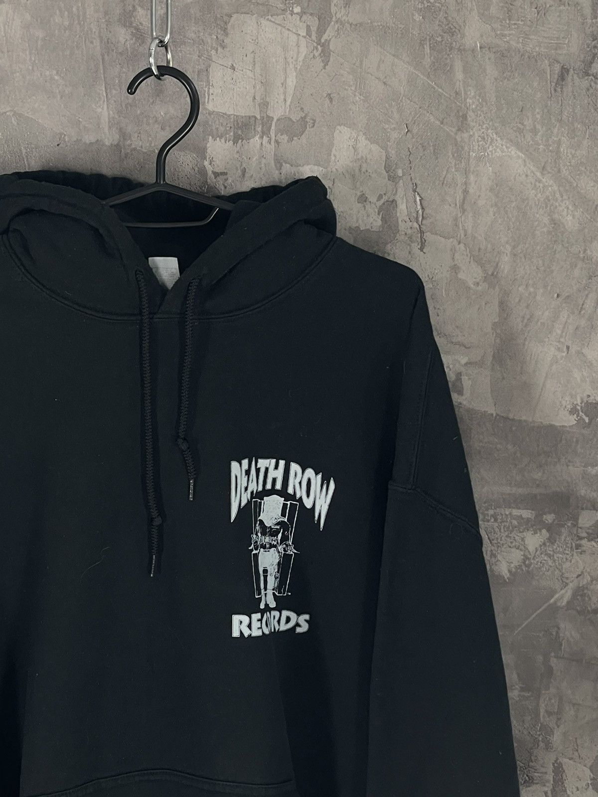 Death Row Records × Vintage Vintage Death Row Records Big Logo Hoodie Size US M / EU 48-50 / 2 - 9 Thumbnail