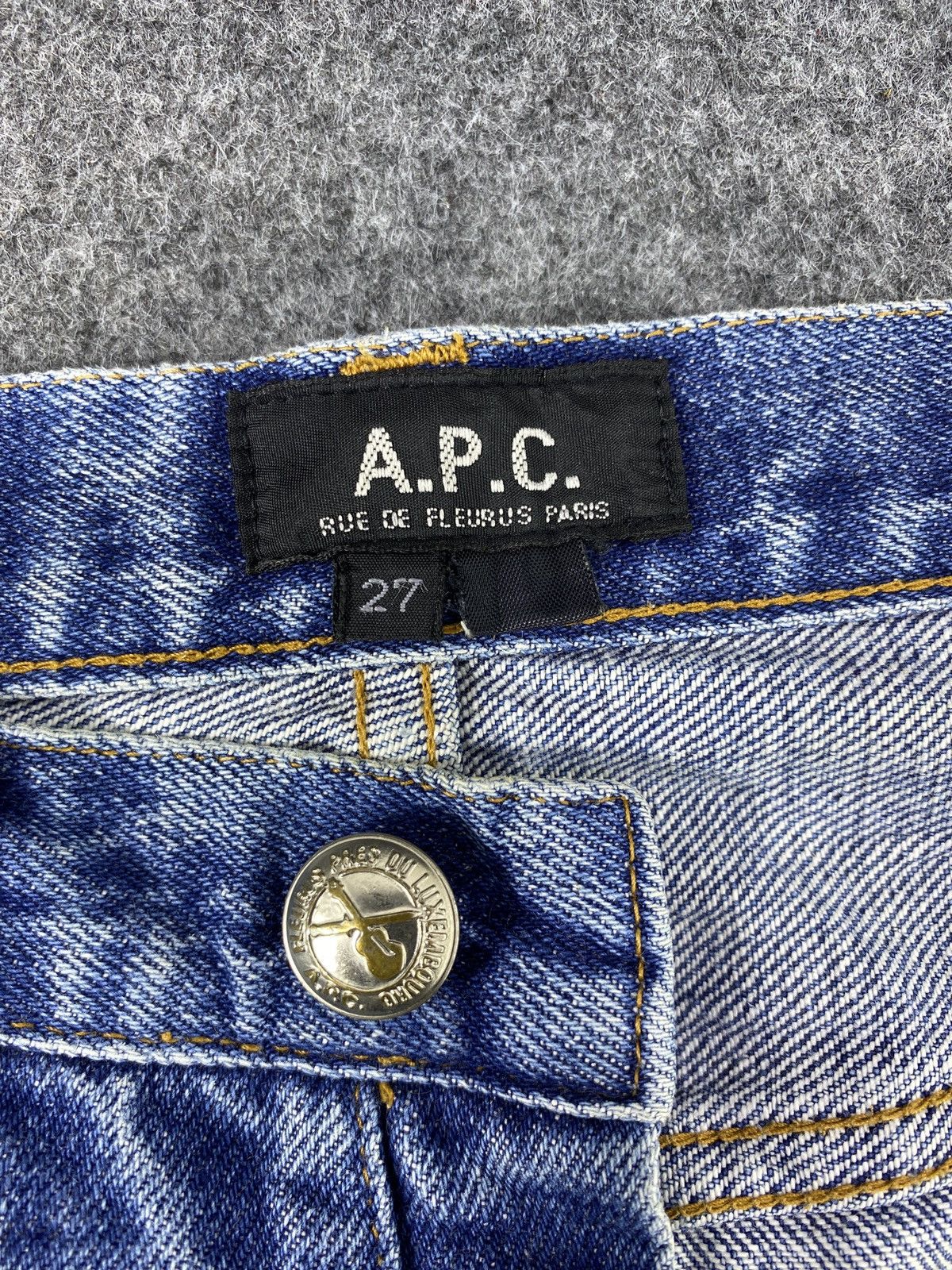 A.P.C. × Japanese Brand APC Blue Wash Jeans - J1127 Size US 26 / EU 42 - 8 Thumbnail