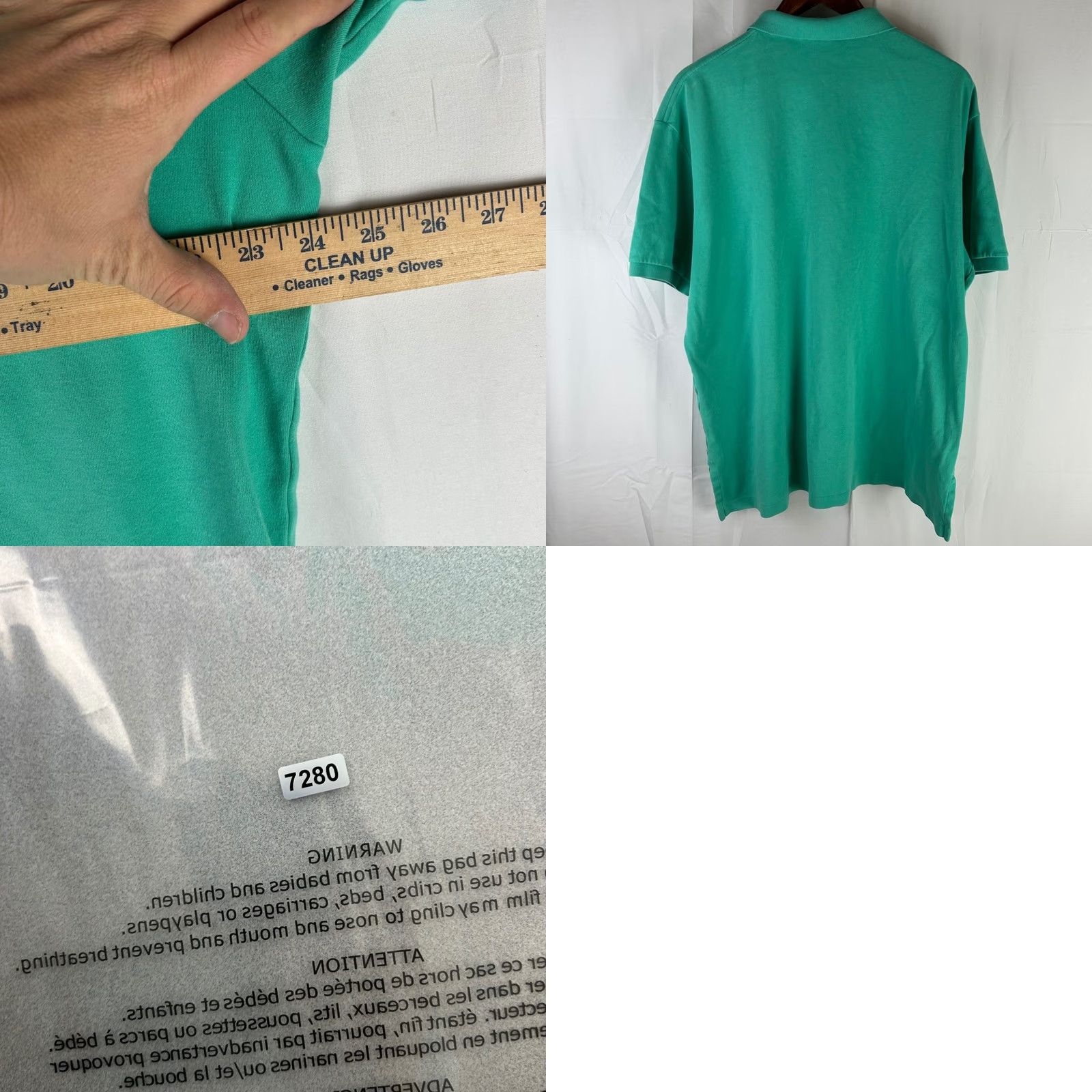 Polo Ralph Lauren Polo Ralph Lauren Polo Shirt Men XL Turquoise Short Sleeve Green Pony Logo Classic Size US XL / EU 56 / 4 - 8 Thumbnail