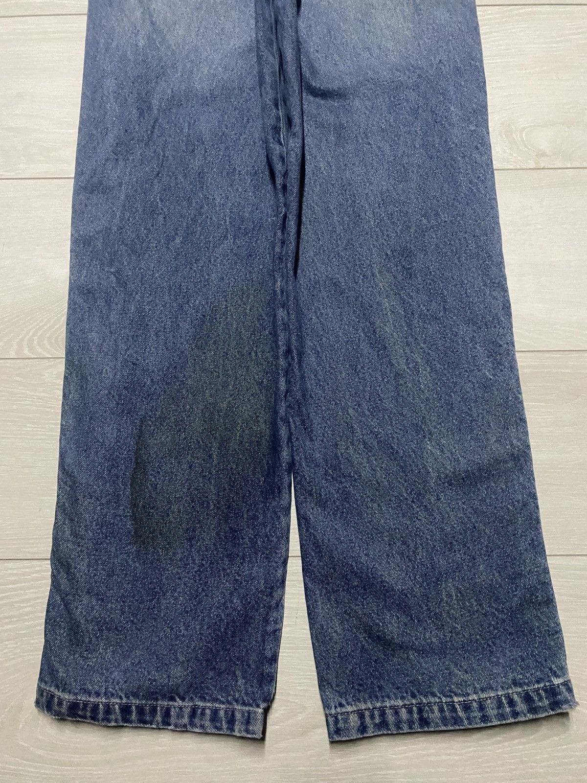 Japanese Brand Hotter Than Hell Wide Leg Zip Panel Jeans Super Statement Size US 30 / EU 46 - 8 Thumbnail