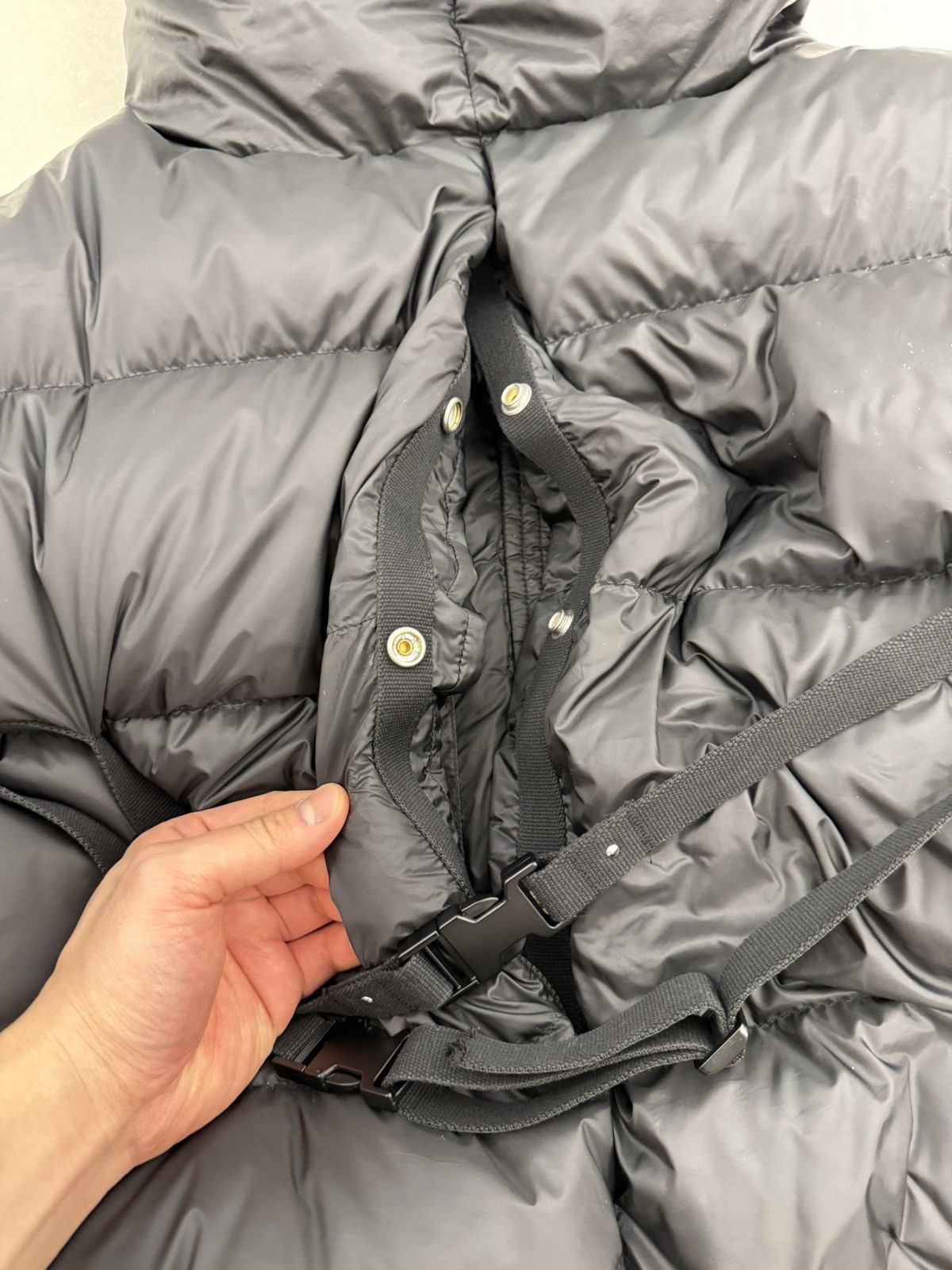 Moncler × Rick Owens Moncler x Rick Owens Cyclopic Long Down Jacket Black - 23FW Size US L / EU 52-54 / 3 - 15 Thumbnail
