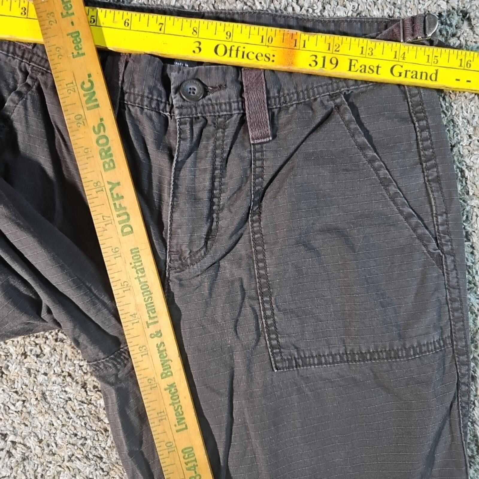 Calvin Klein Calvin Klein Sz 6 Ripstop Brown Shorts Size 28" / US 6 / IT 42 - 6 Thumbnail