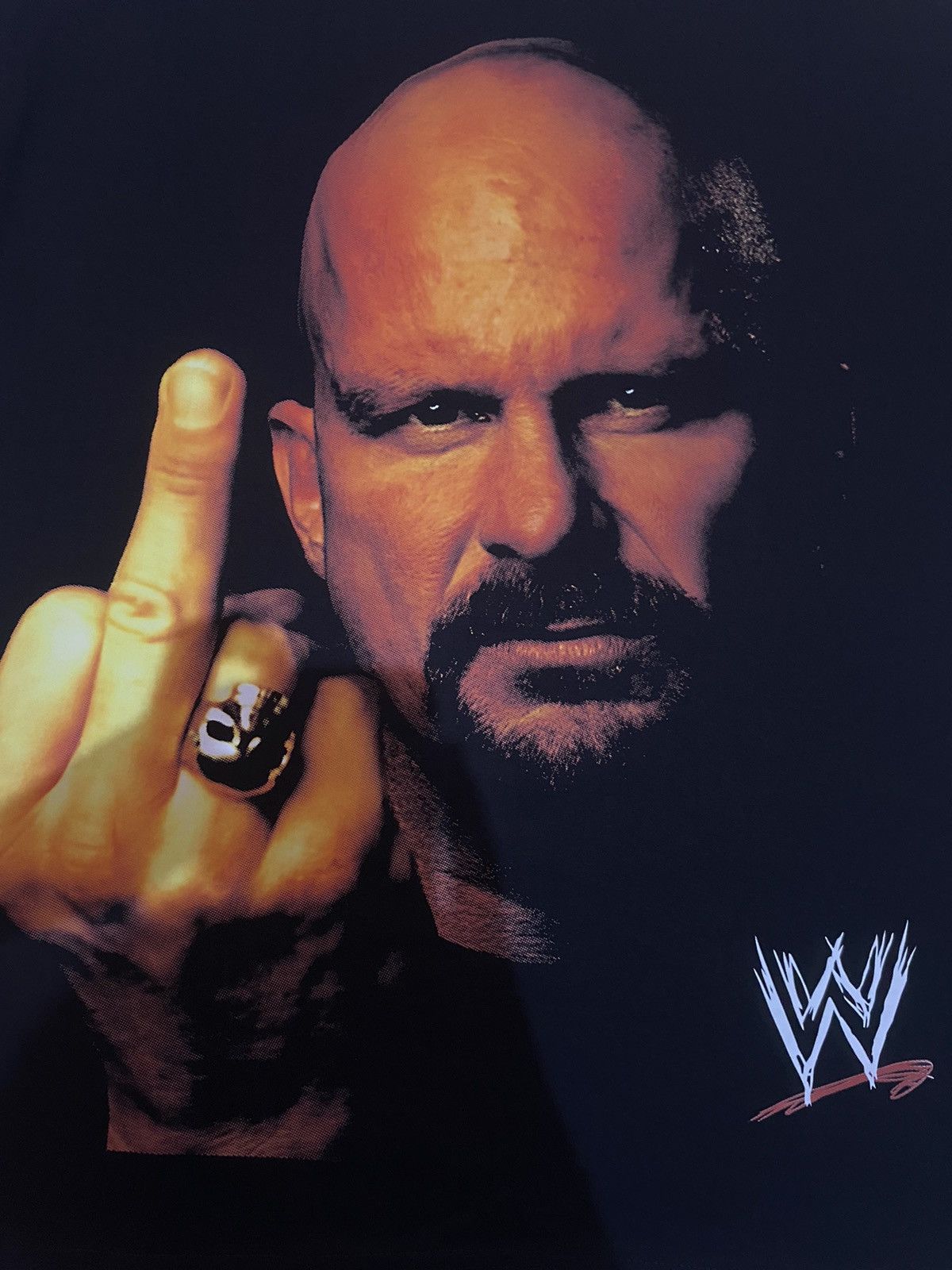 Band Tees 🔥RARE🔥 Stone Cold Smackdown Wrestling Mankind boot tee Size US L / EU 52-54 / 3 - 4 Thumbnail