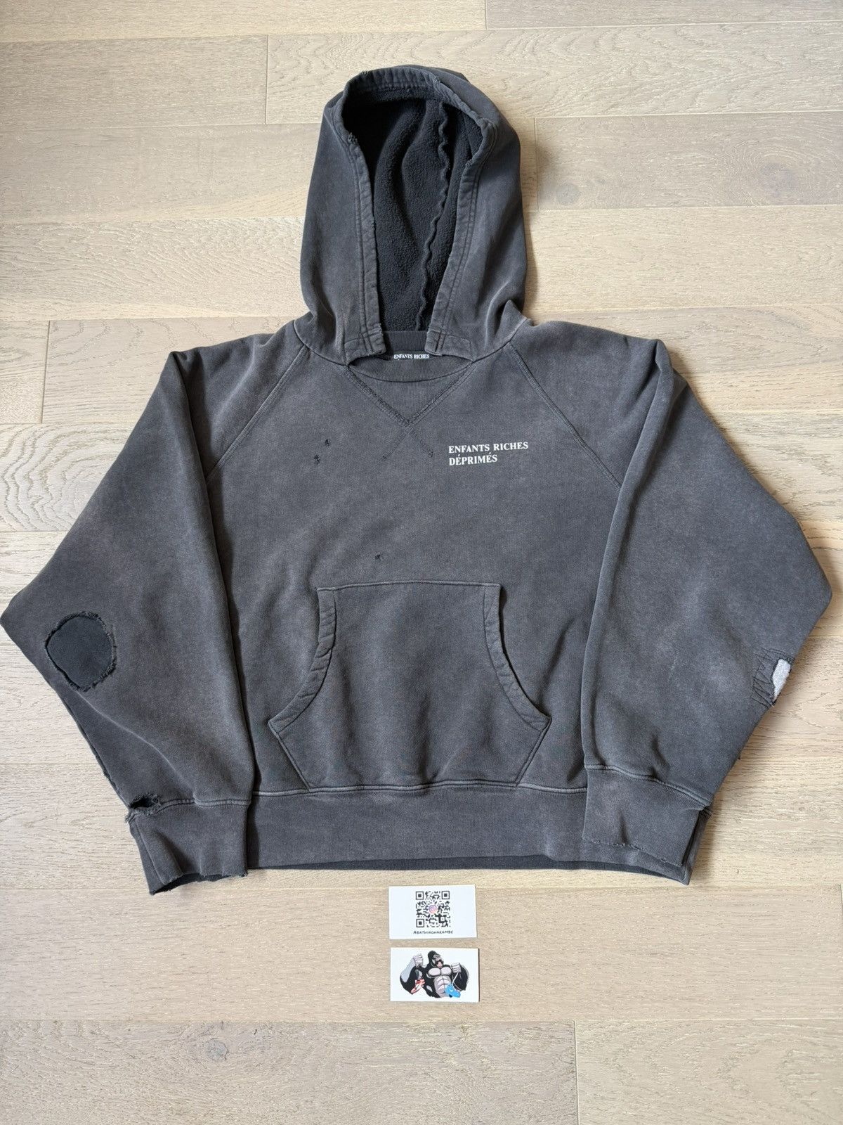Enfants Riches Deprimes Enfants Riches Deprimes Logo Raglan Afterhood Light Black Size US XL / EU 56 / 4 - 2 Thumbnail