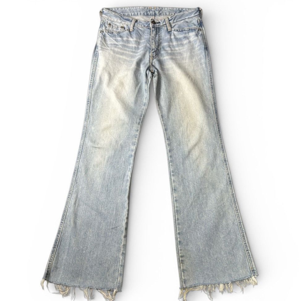 Beauty Beast 🔥🇯🇵 Flared Sick Vintage Y2K Levis 553 Ripped Jeans W31 Size US 31 - 1 Thumbnail