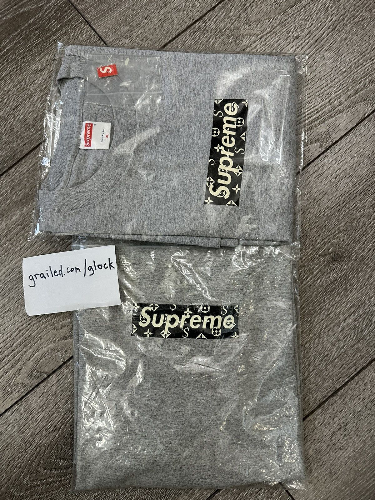 Supreme Supreme LV Monogram Box Logo Cease And Desist Tee S/S 2000 Size US XL / EU 56 / 4 - 2 Thumbnail