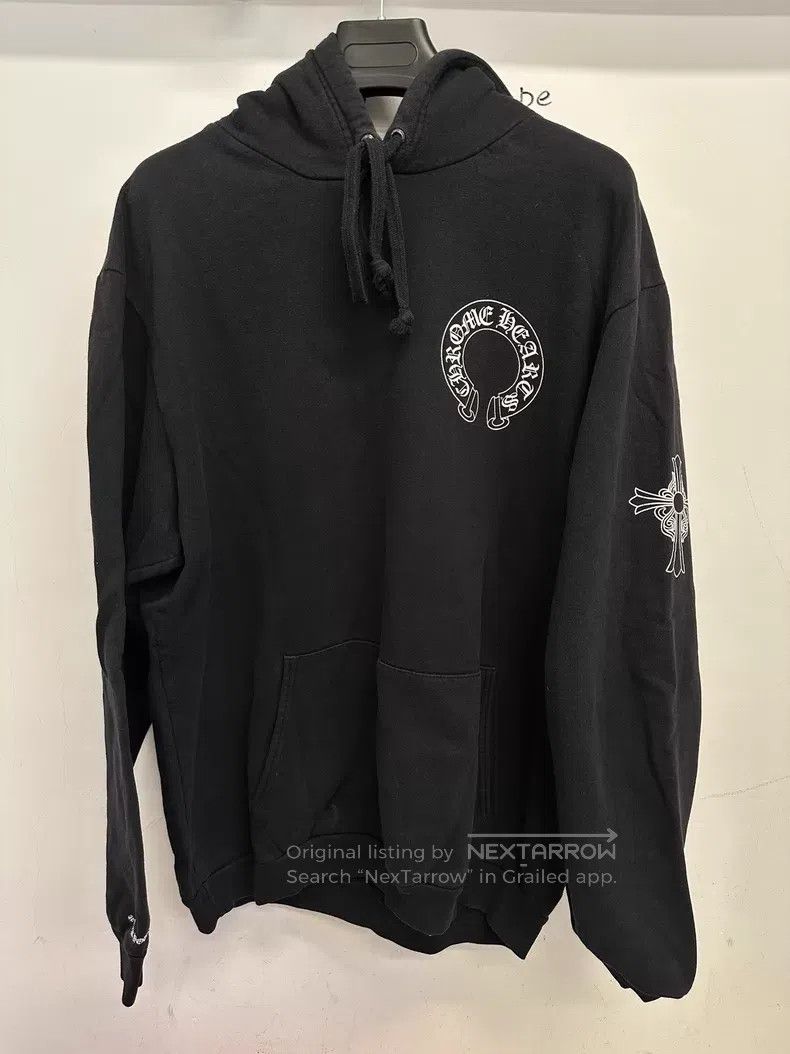 Chrome Hearts CHROME HEARTS Size 2XL Black Horseshoe Three-Element Hoodie Size US XXL / EU 58 / 5 - 1 Thumbnail