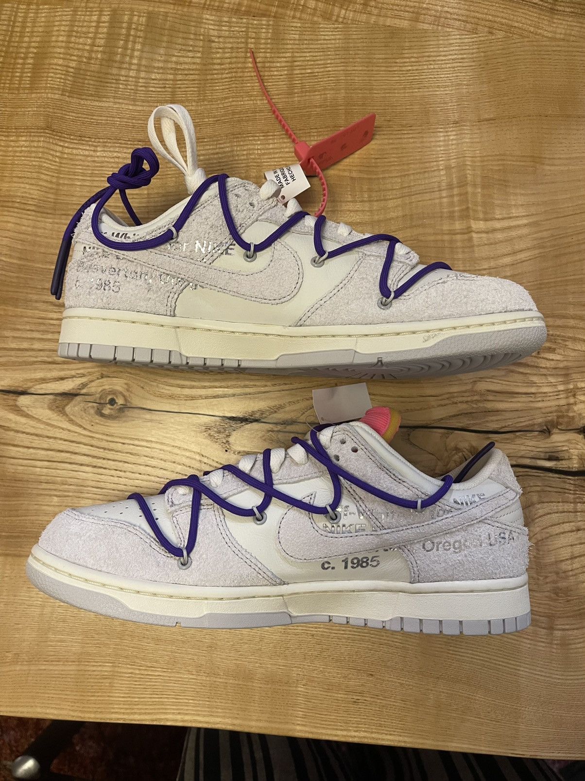Nike × Off-White Off-White Dunk Low Nike lot 15/50 size 10.5 Size US 10.5 / EU 43-44 - 2 Thumbnail