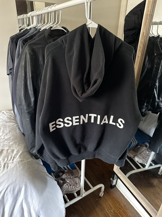 Fear of god essentials graphic sales pullover hoodie