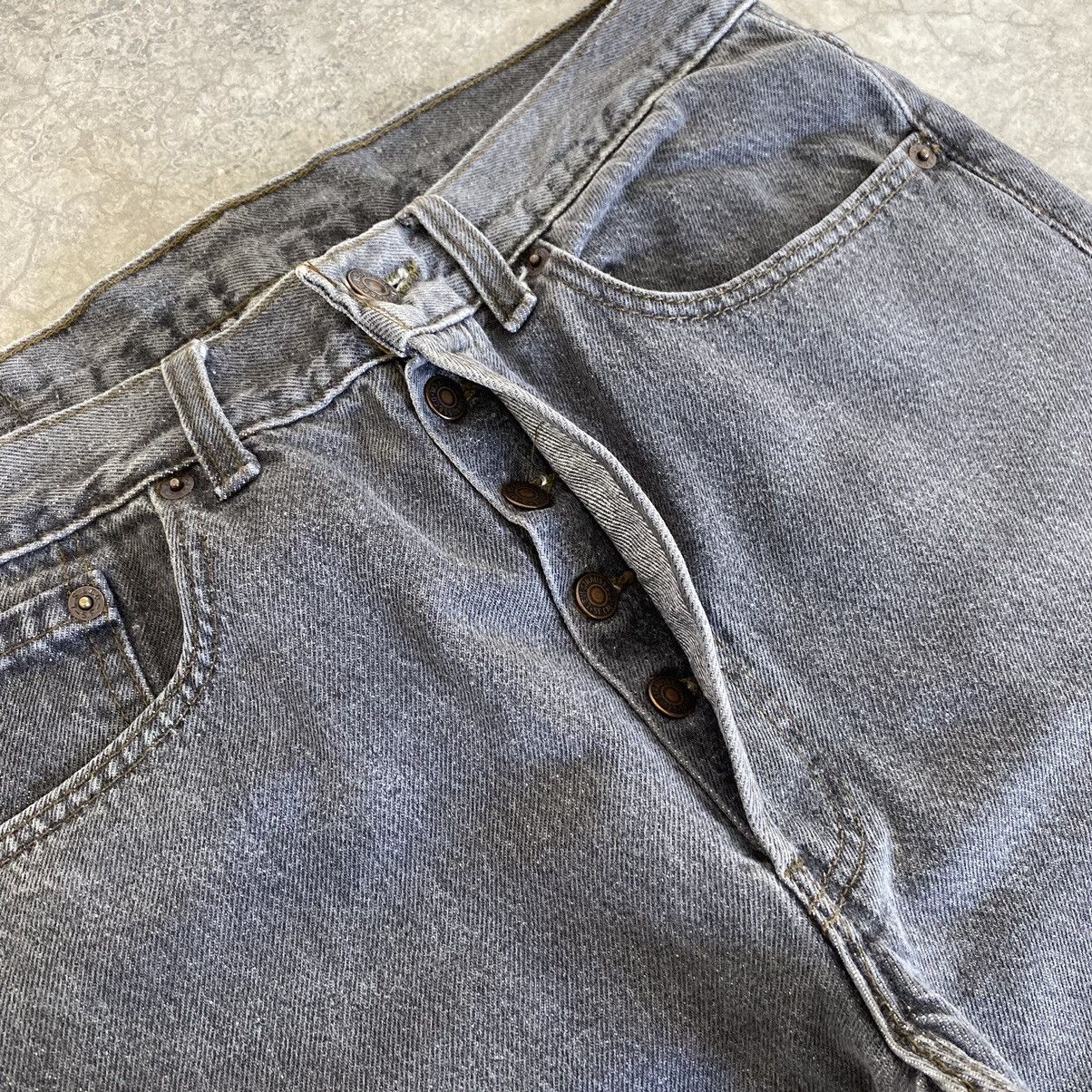 Levi's × Vintage Size 31x33.5 Vintage 1993 Levis 501 Ash Grey Jeans Size US 31 - 10 Thumbnail