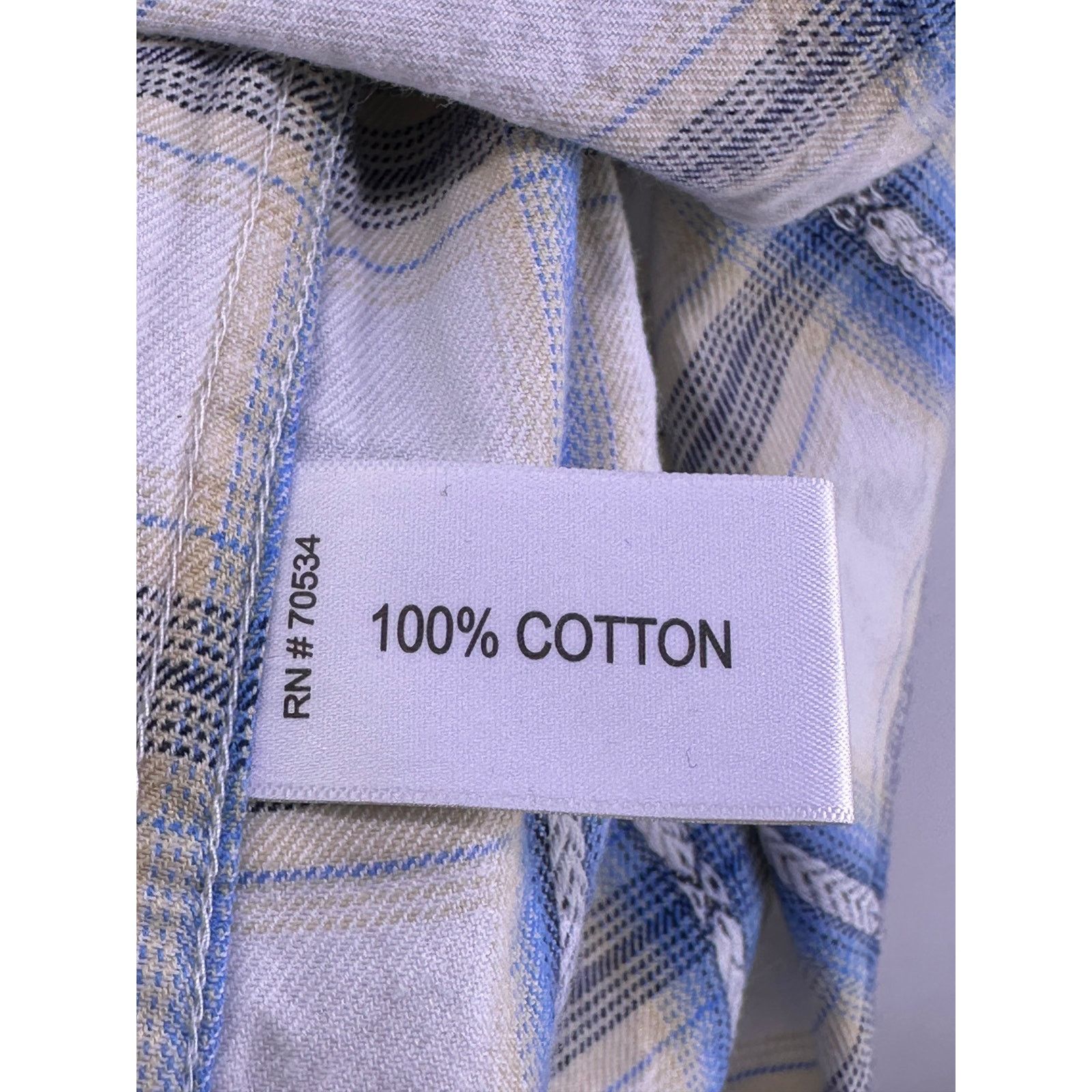 Orvis Orvis Western Shirt Blue/White Button Down Shirt Size XL Size US XL / EU 56 / 4 - 8 Thumbnail