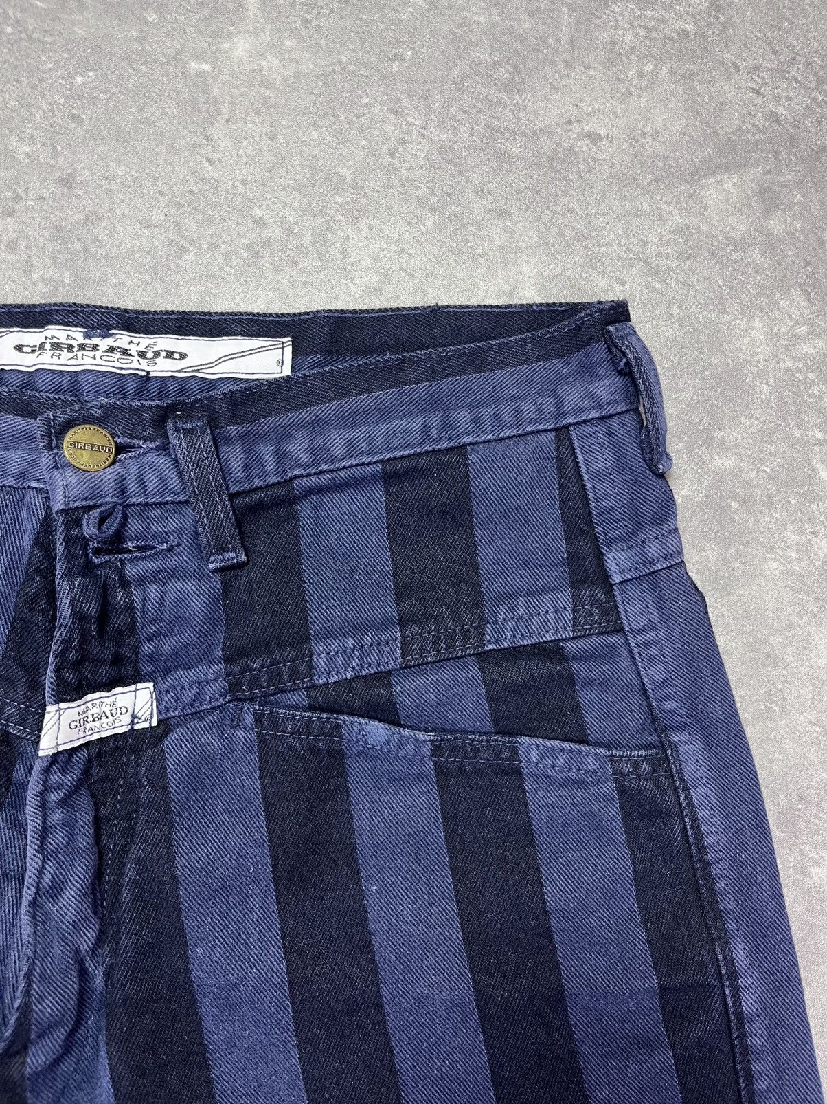 Marithe + Francois Girbaud 90s Marithe + Francois Girbaud Striped Balloon Pants 29 Size US 29 - 7 Thumbnail