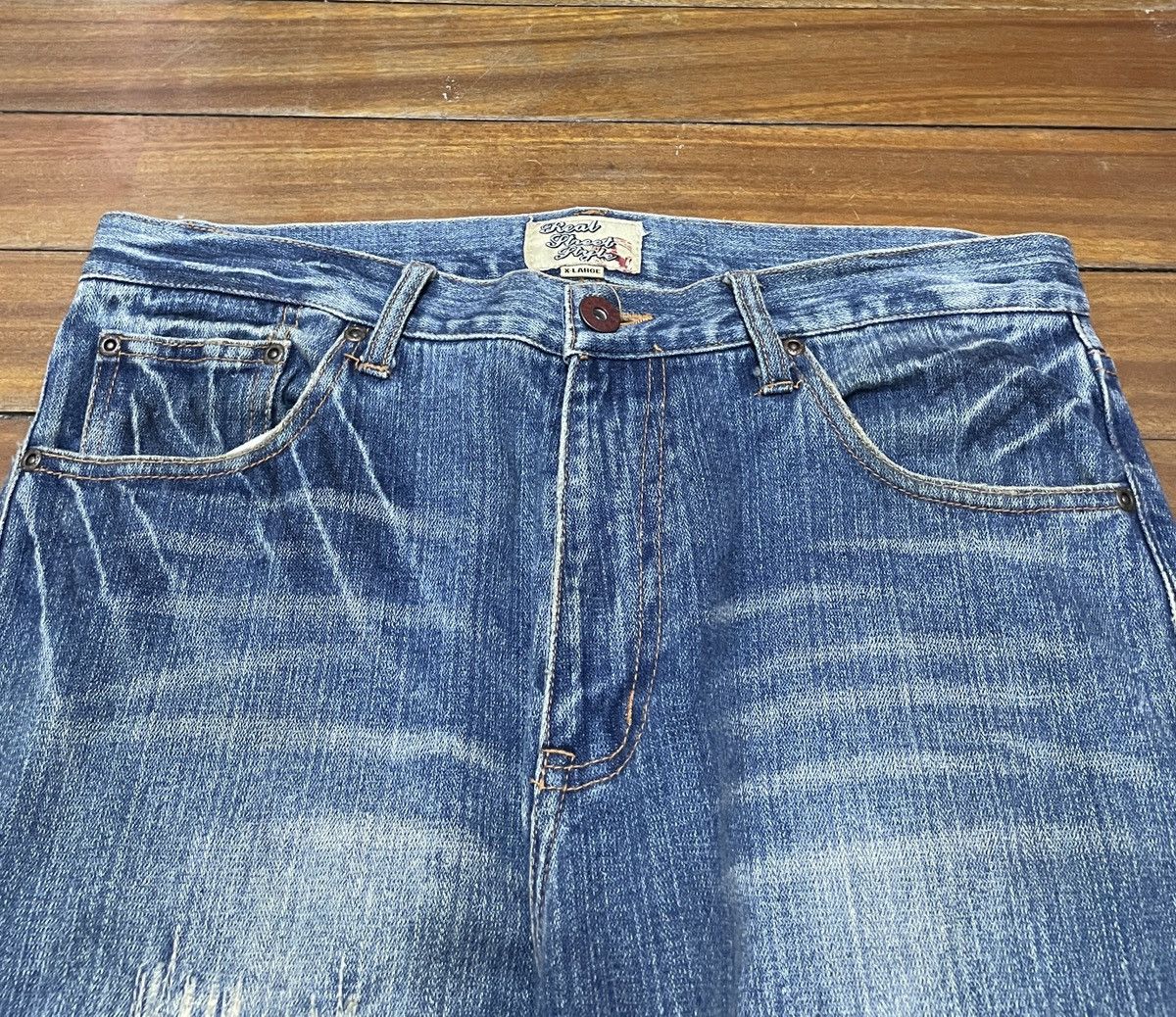 Very Rare Design Vintage Brand Real Street Style Jeans 2000s