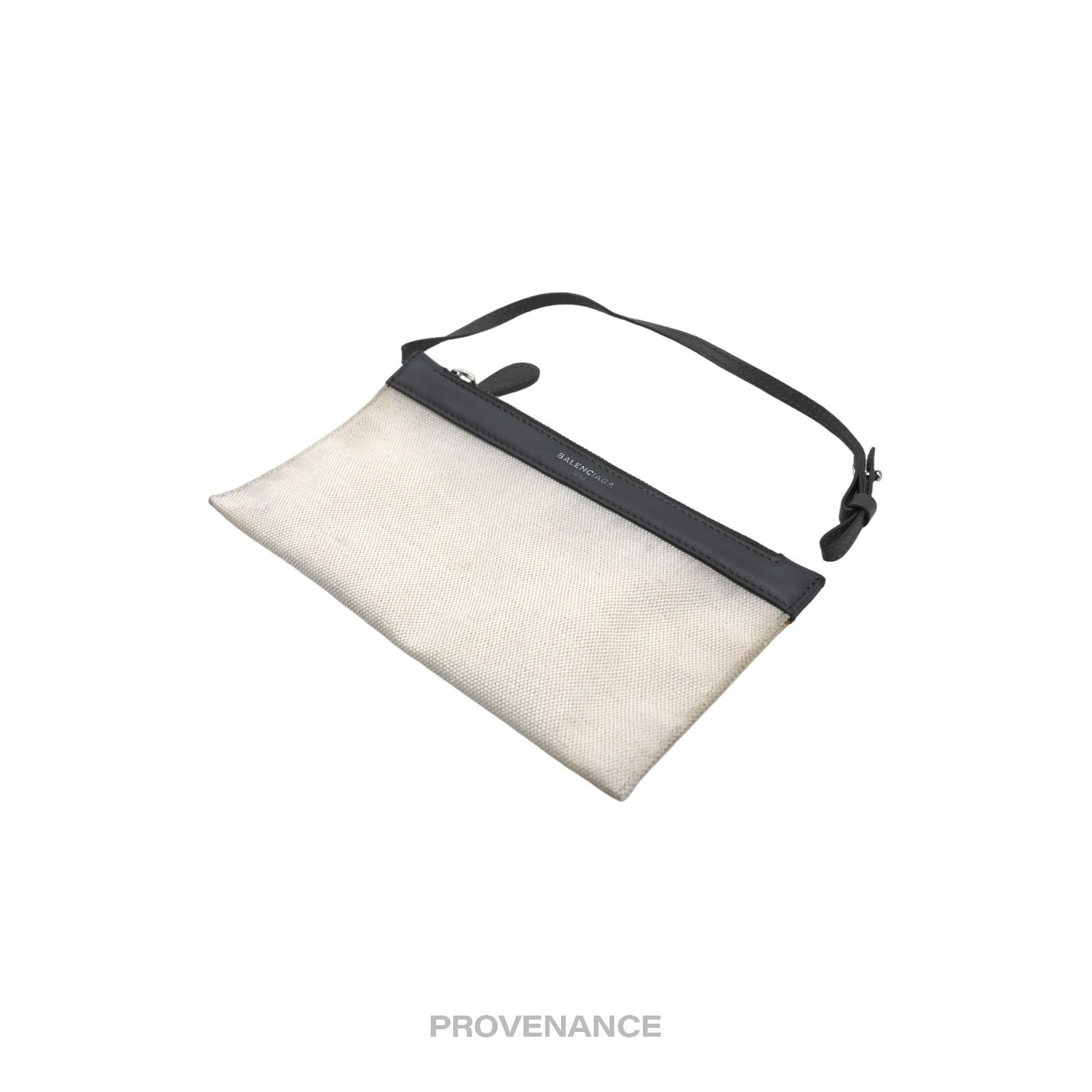 Balenciaga 🔴 Balenciaga Zip Pouch Wallet - Canvas Gray Size ONE SIZE - 3 Thumbnail