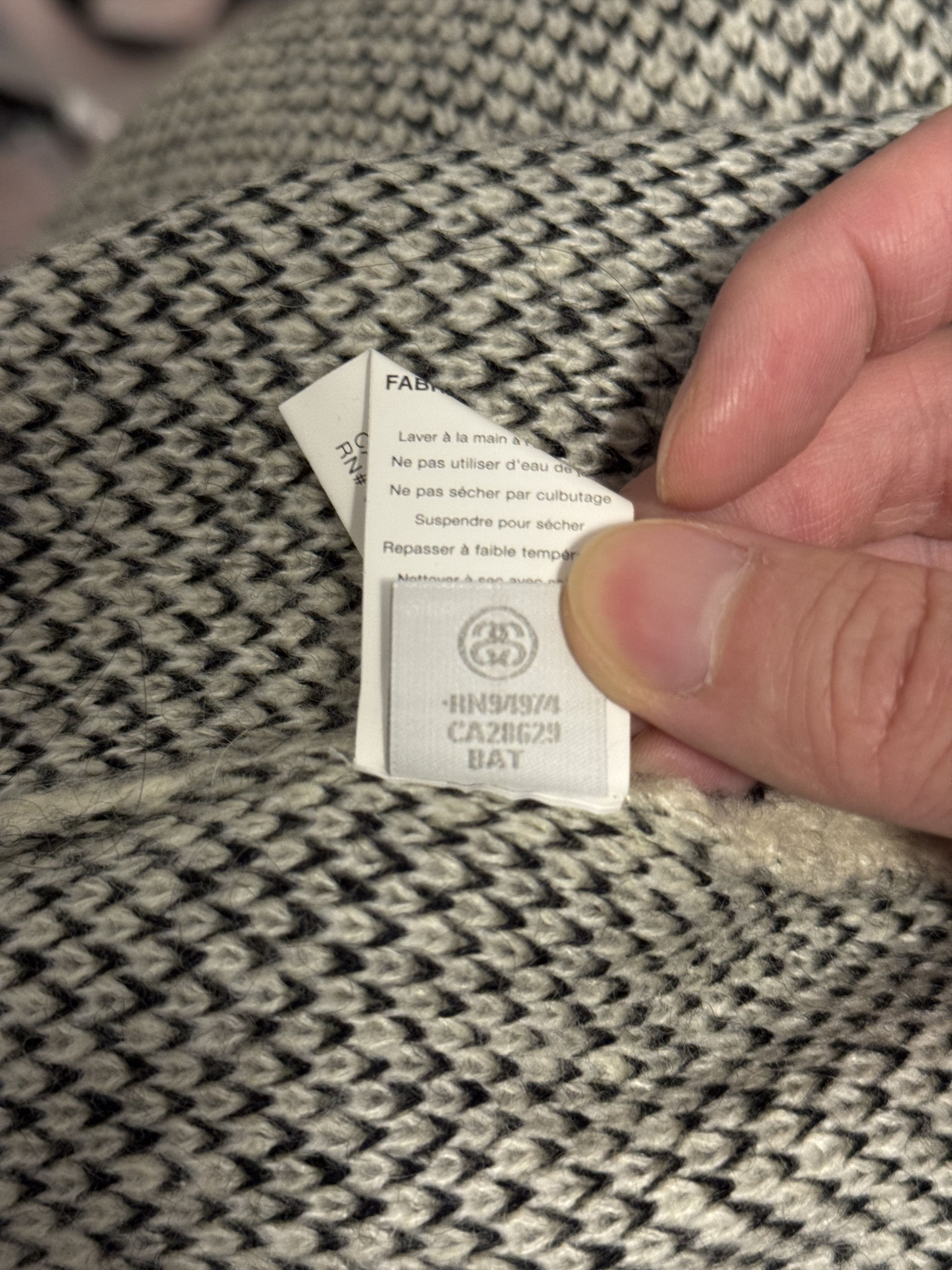 Stussy 8 Ball Brushed Mohair Sweater Cream XL Size US XL / EU 56 / 4 - 7 Thumbnail