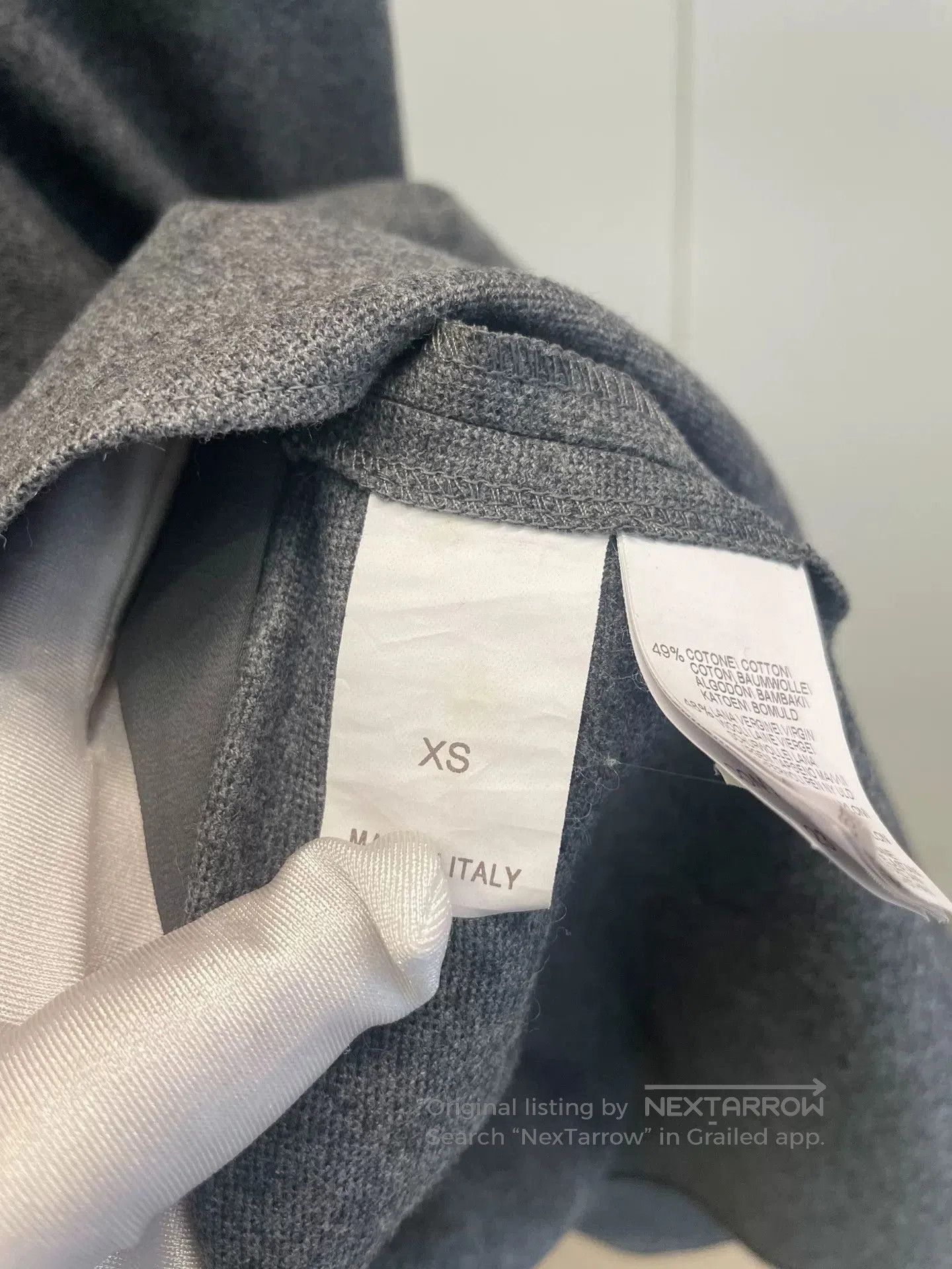 Brunello Cucinelli Brunello Cucinelli Gray Beaded Dress XS. Size US XS / EU 42 / 0 - 3 Thumbnail