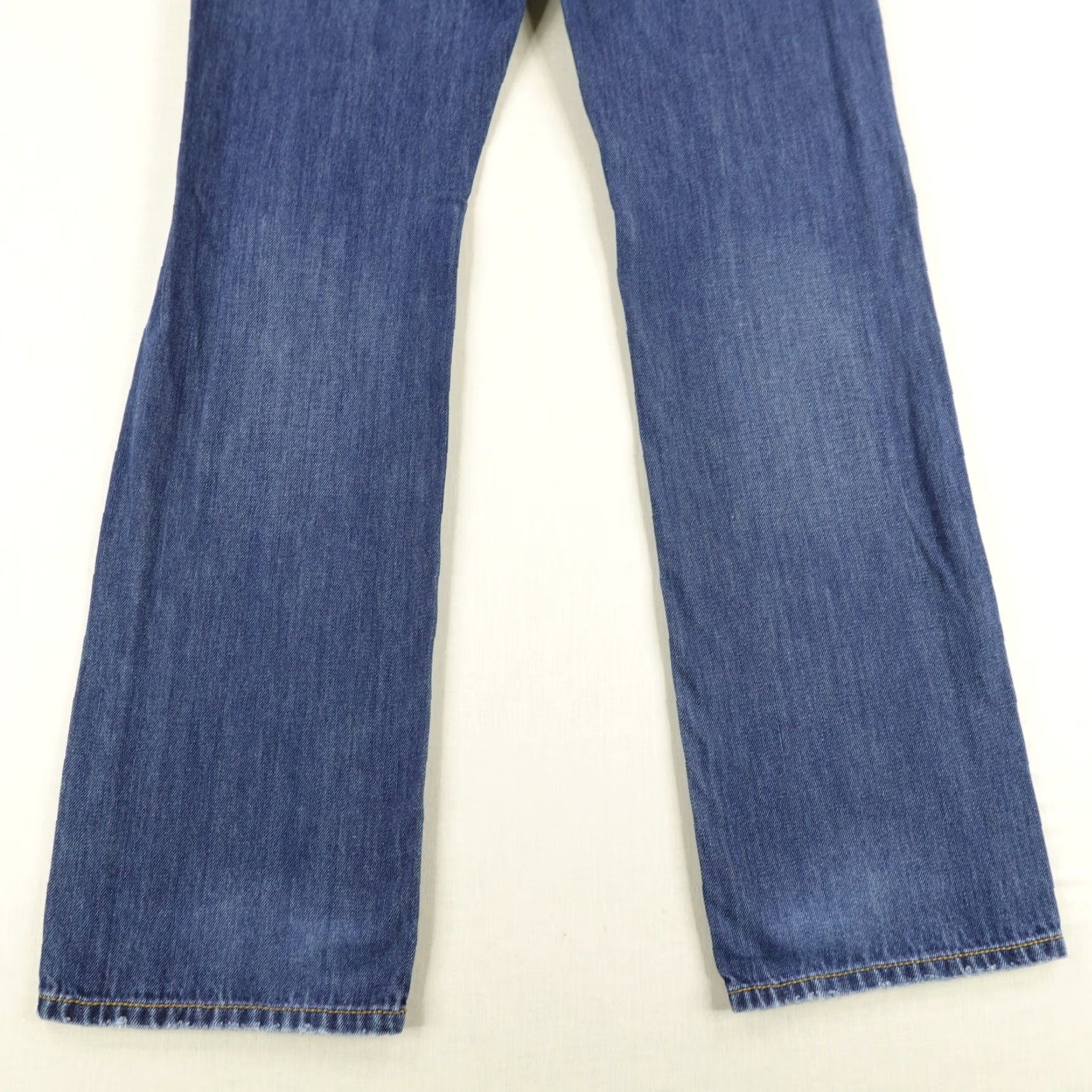 Diesel VINTAGE Diesel Viker Jeans Mens 30x34 Denim Regular Straight Leg Blue 90s Grunge Button Fly Size US 30 / EU 46 - 7 Thumbnail