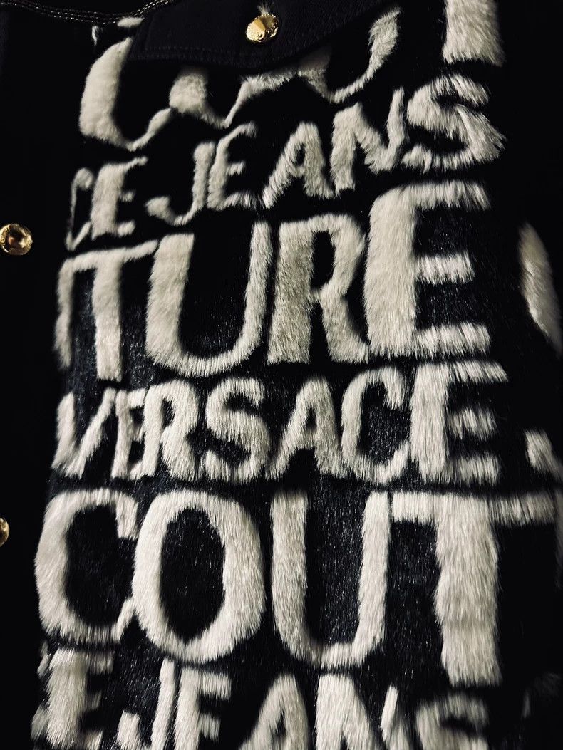 Versace Denim padded jacket