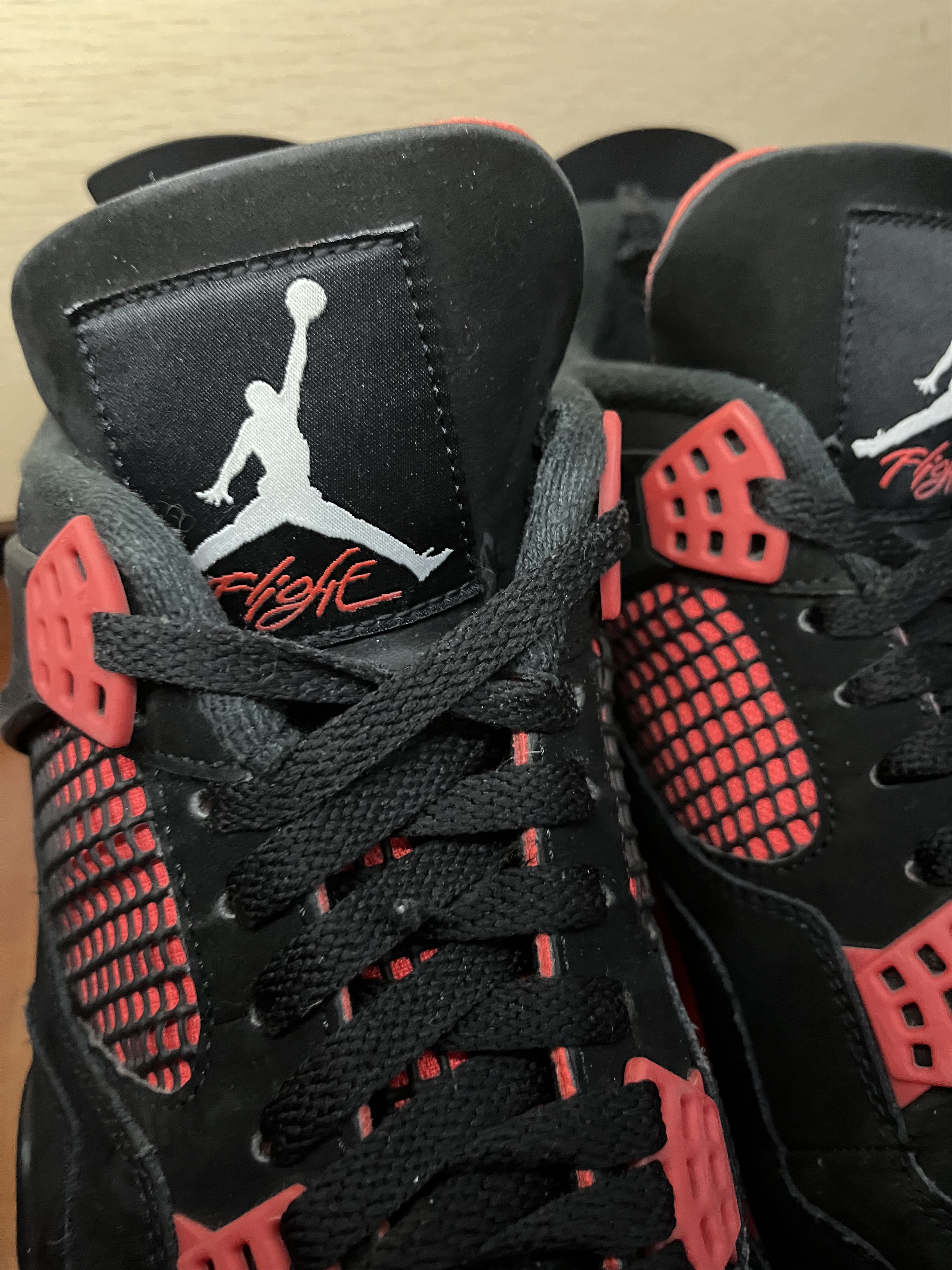 Jordan Brand Air Jordan 4 Retro 'Red Thunder' Size US 11 / EU 44 - 5 Thumbnail