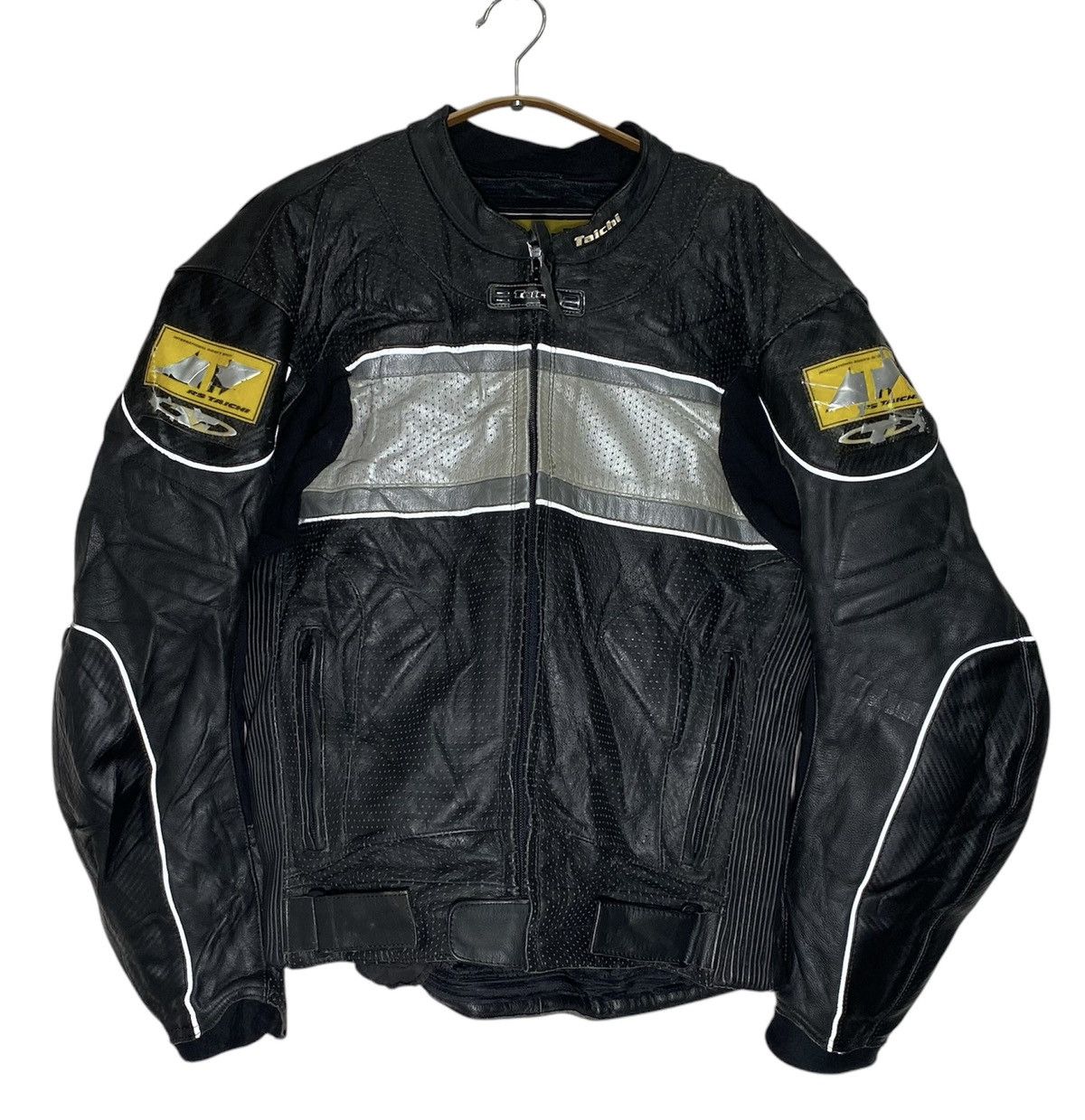 Japanese Brand Vintage Rs Taichi Racing Team Design motorsport Motogp Suit Size US XL / EU 56 / 4 - 1 Thumbnail