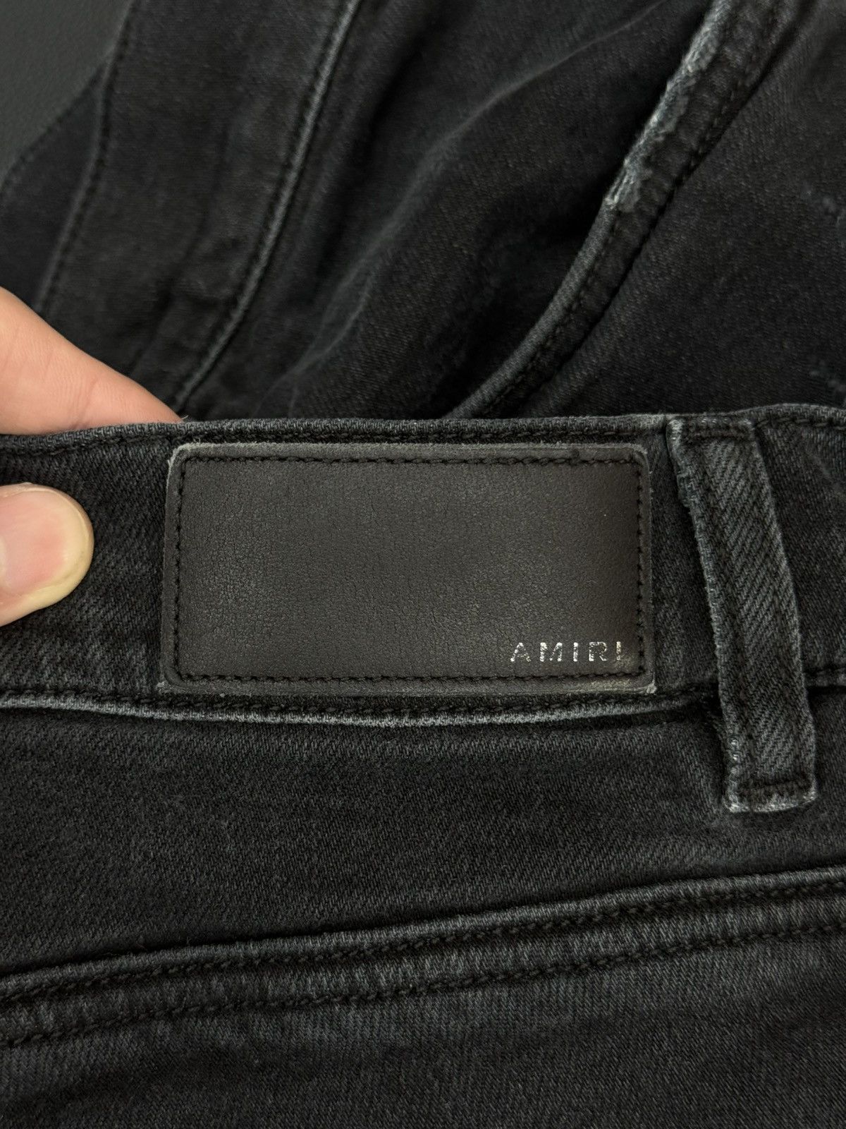 Amiri Amiri Jeans Black Colorful Patch Size 33 🧼 Size US 33 - 10 Thumbnail