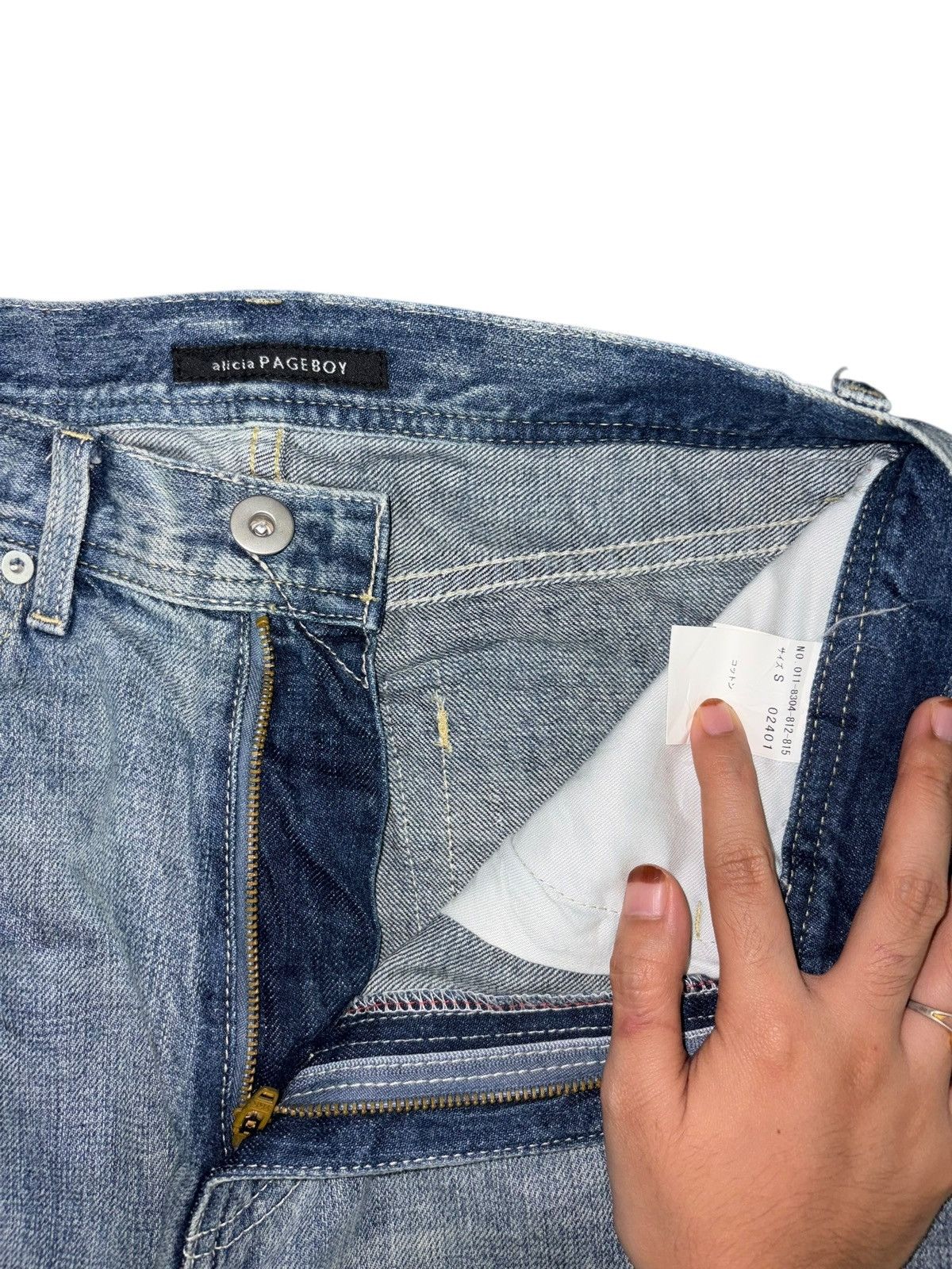 Acne Studios Vintage Japanese Brand Mud Wash Distress Baggy Jeans Size 27" / US 4 / IT 40 - 5 Thumbnail