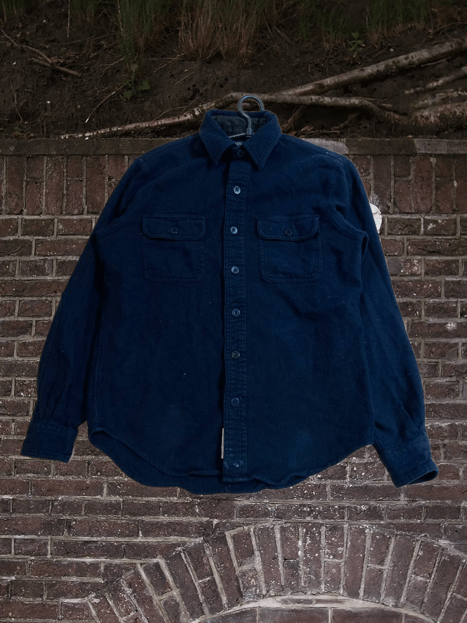 Polo Ralph Lauren Polo Ralph Lauren Vintage Denim Shirt 20% WOOL Size US XS / EU 42 / 0 - 1 Thumbnail