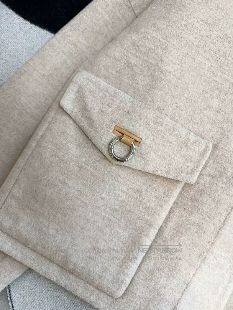 Hermes Hermes Oatmeal Cashmere Coat Size XS / US 0-2 / IT 36-38 - 4 Thumbnail