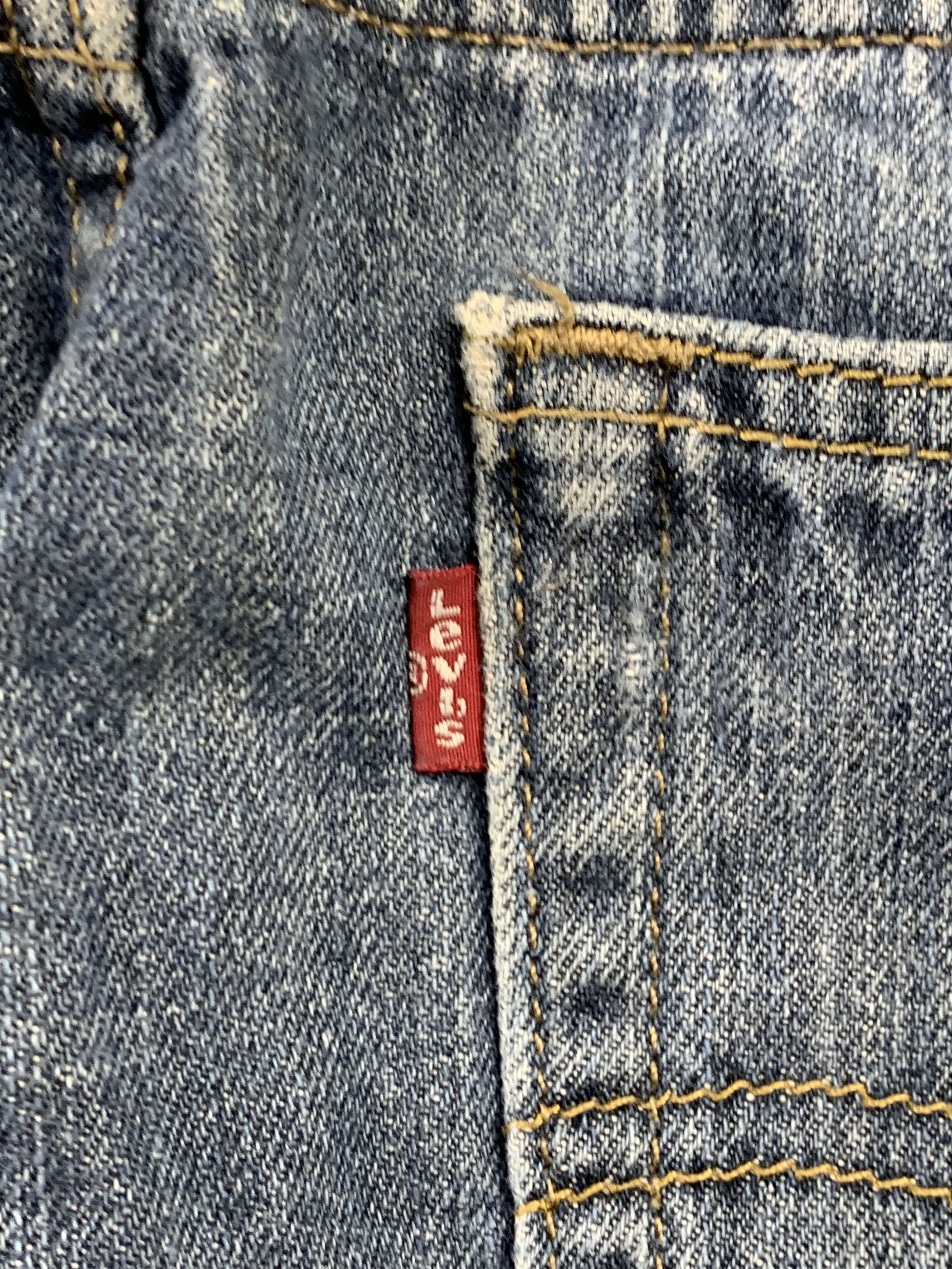 Levi's Vintage Levis 514 Faded Blue Jeans DP2189 Size US 31 - 6 Thumbnail