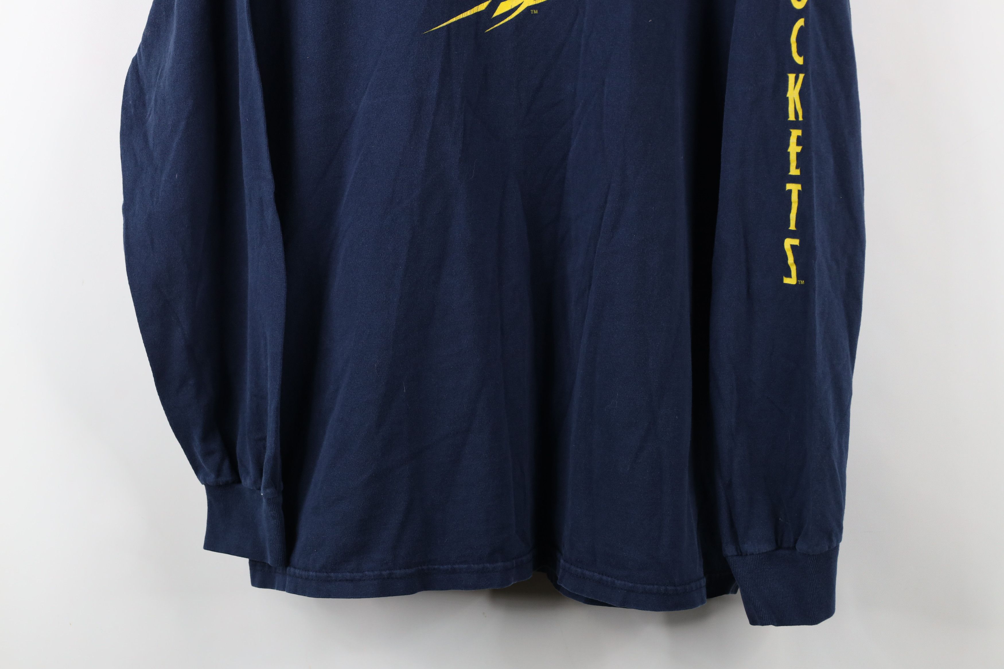 Vintage Vintage 90s University of Toledo Rockets Long Sleeve T-Shirt Size US L / EU 52-54 / 3 - 3 Thumbnail