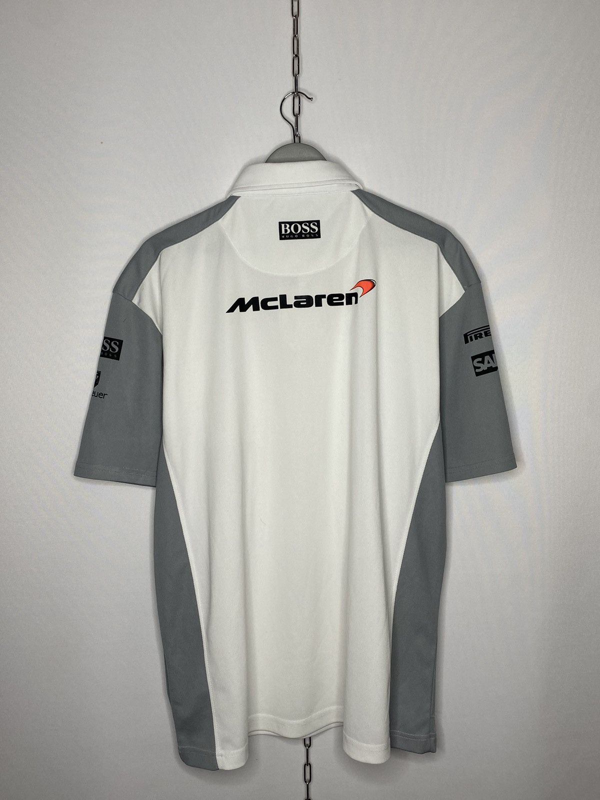 Mercedes-Benz 🔥Vintage Mercedes Benz McLaren Racing Polo Shirt F1 🔥 Size US XXL / EU 58 / 5 - 3 Thumbnail