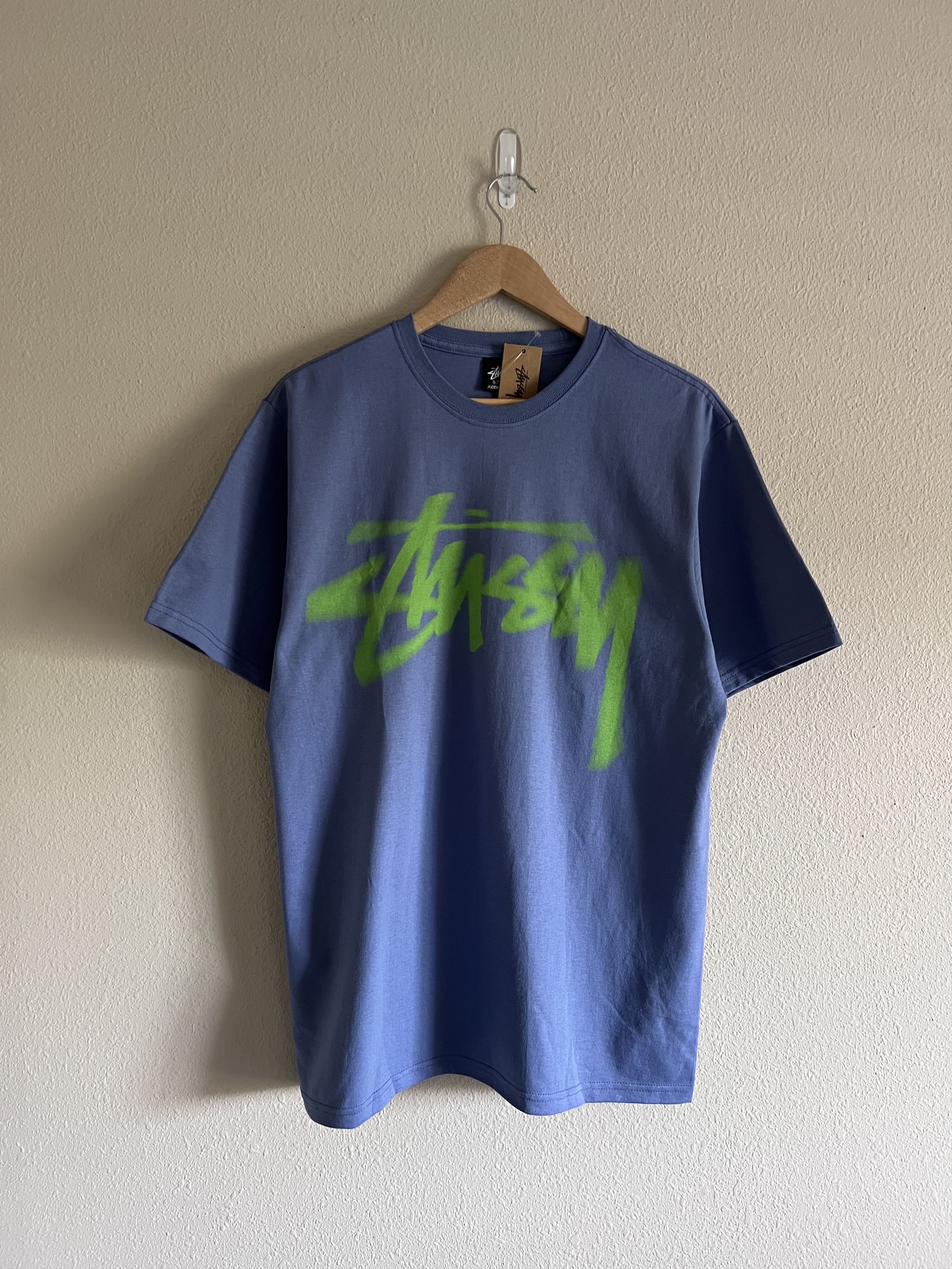 Stussy Stussy Dizzy Stock Tee in Storm Blue Size US S / EU 44-46 / 1 - 1 Thumbnail