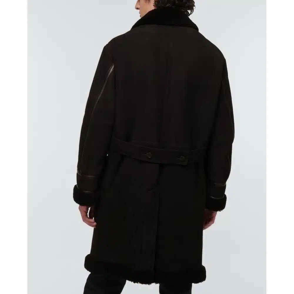 Tom Ford o1loc1c1024 TFL980 Shearling Long Coat in Black Size US M / EU 48-50 / 2 - 3 Thumbnail