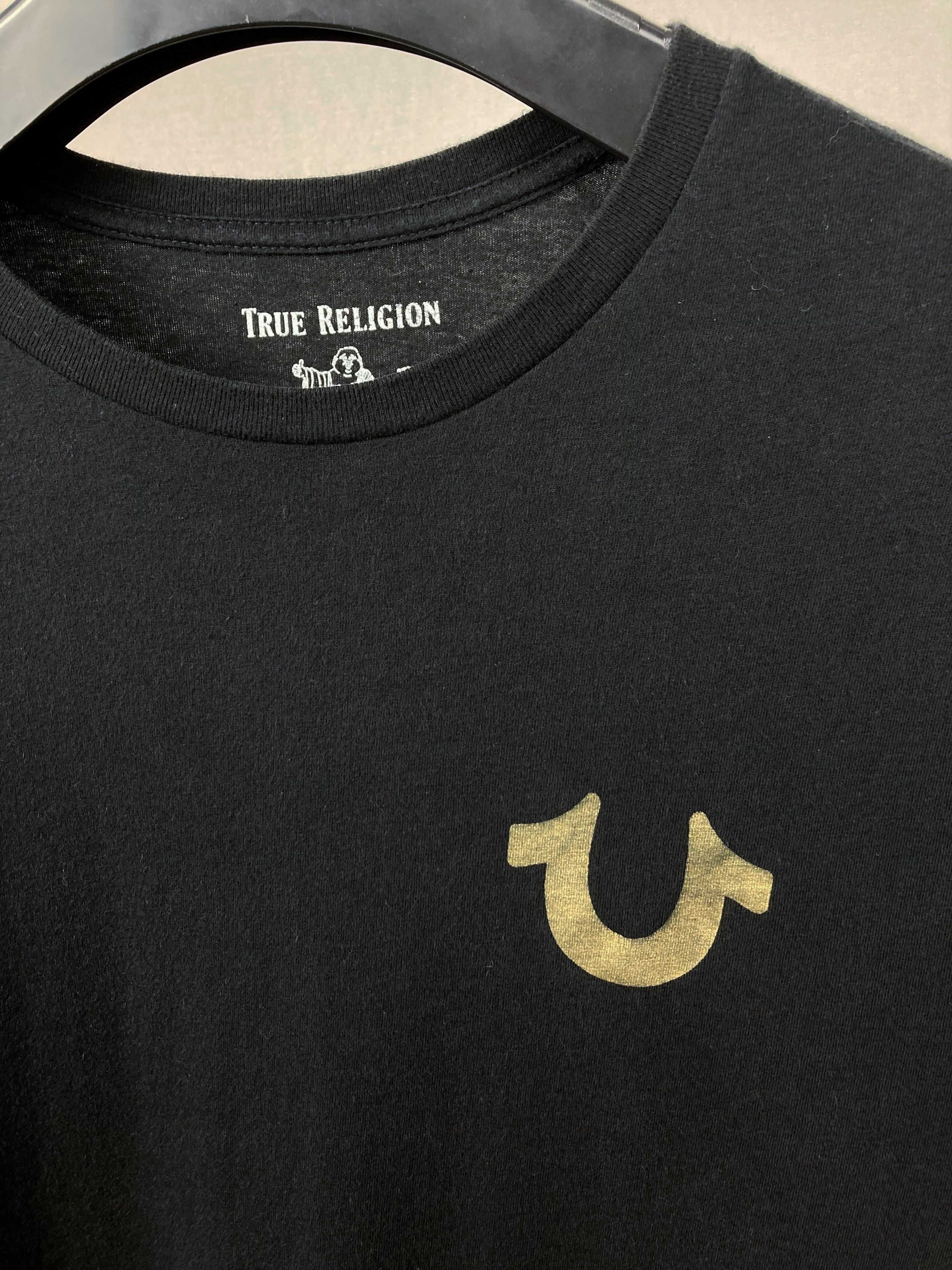 True Religion Y2K Hype True Religion Budda Big Logo Gold Graphic Tshirt Size US M / EU 48-50 / 2 - 3 Thumbnail